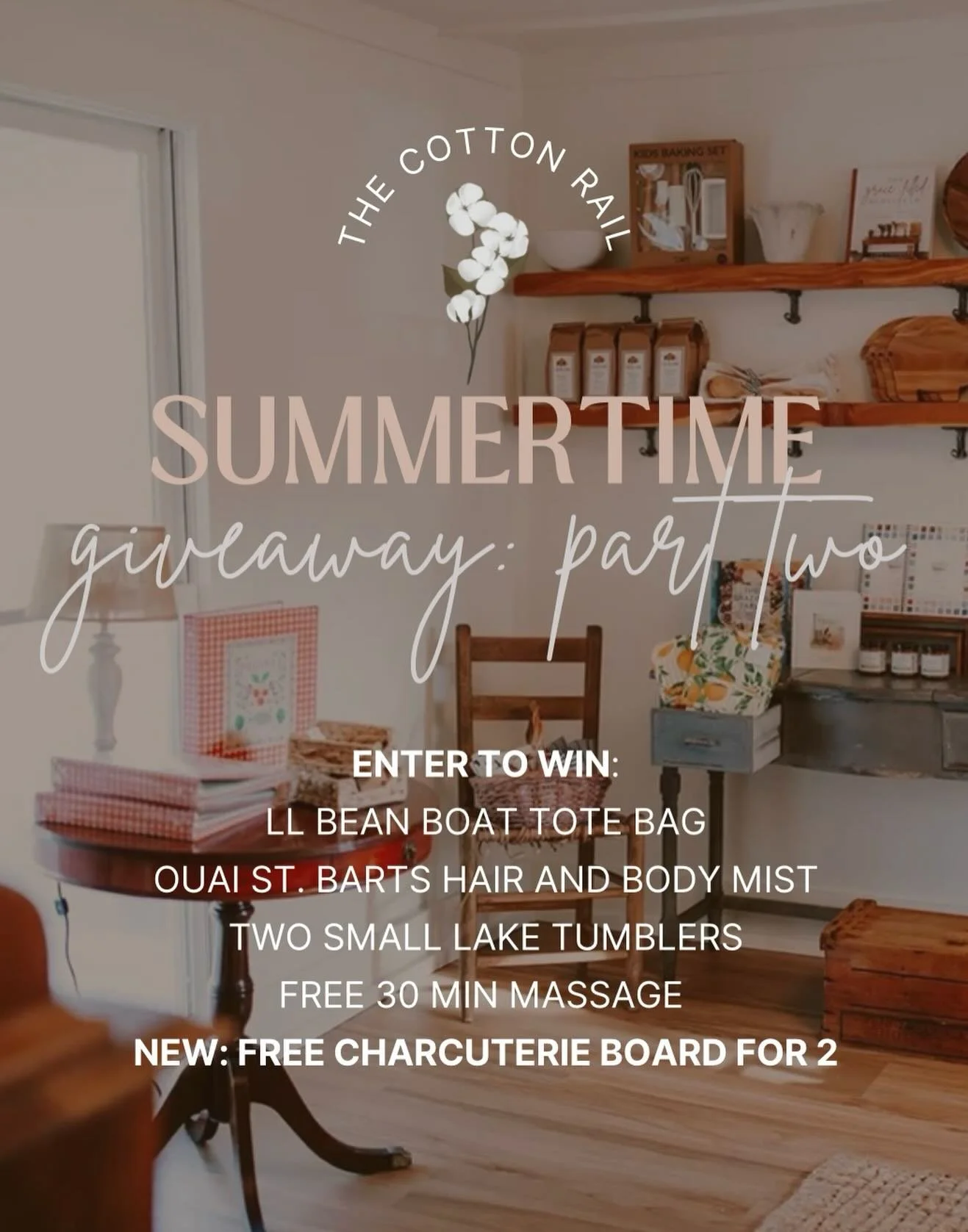 WANT TO WIN MORE?! Follow @grazeandgatherevents_ for the chance to win all of our amazing items PLUS a yummy charcuterie board for two 🍓🍇🍊