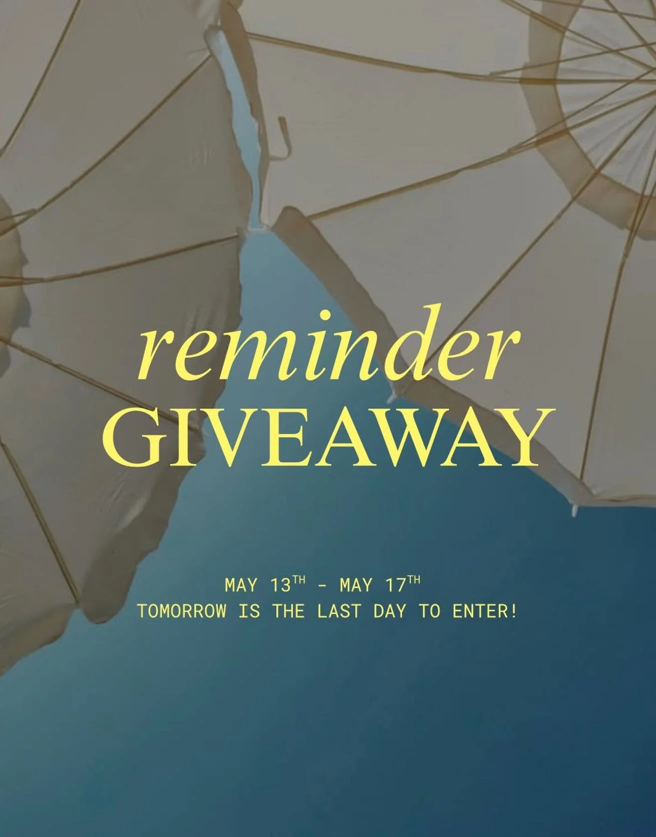 ENTER ENTER ENTER! Tomorrow is our last day to allow entries for our summer giveaway ☀️

Make sure you are following all 3 accounts in our original post to be eligible to win!! 

We can&rsquo;t wait to pick our winner SOON 👀

#thecottonrail #saltand