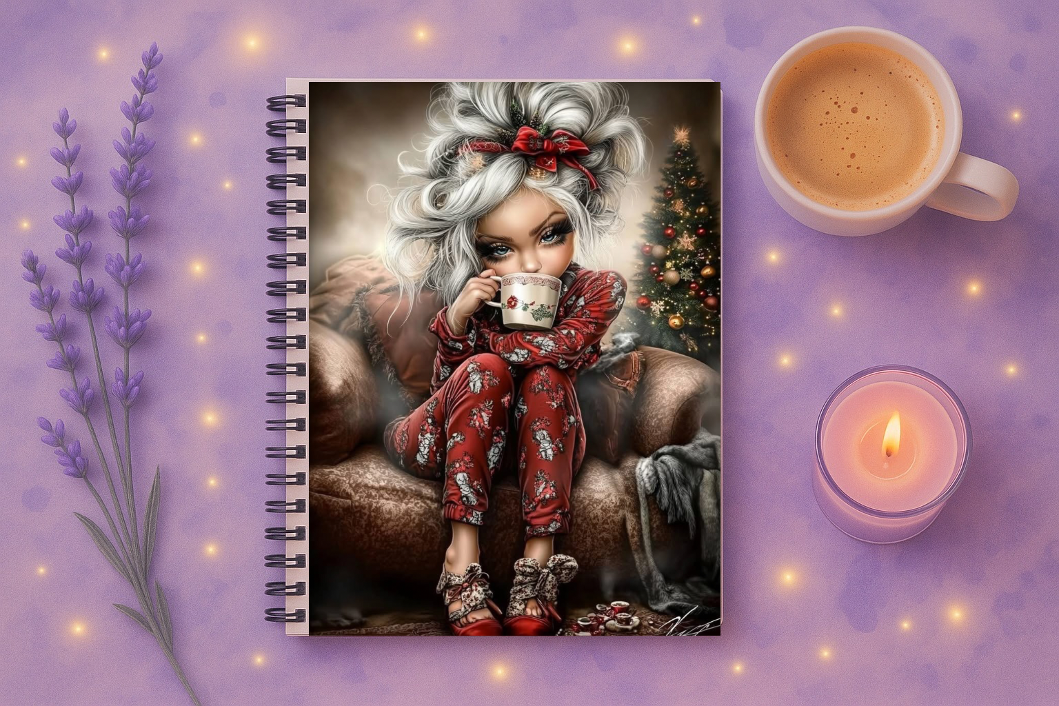 Cozy Cocoa Christmas Storage Book