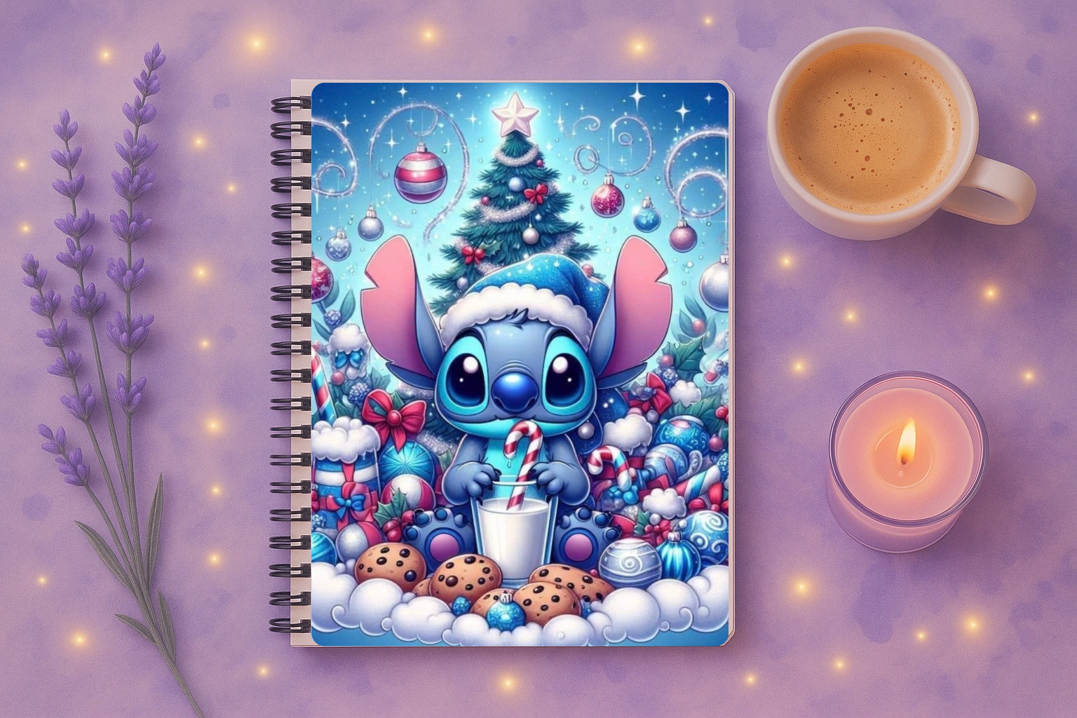 Stitch’s Cozy Christmas Storage Book