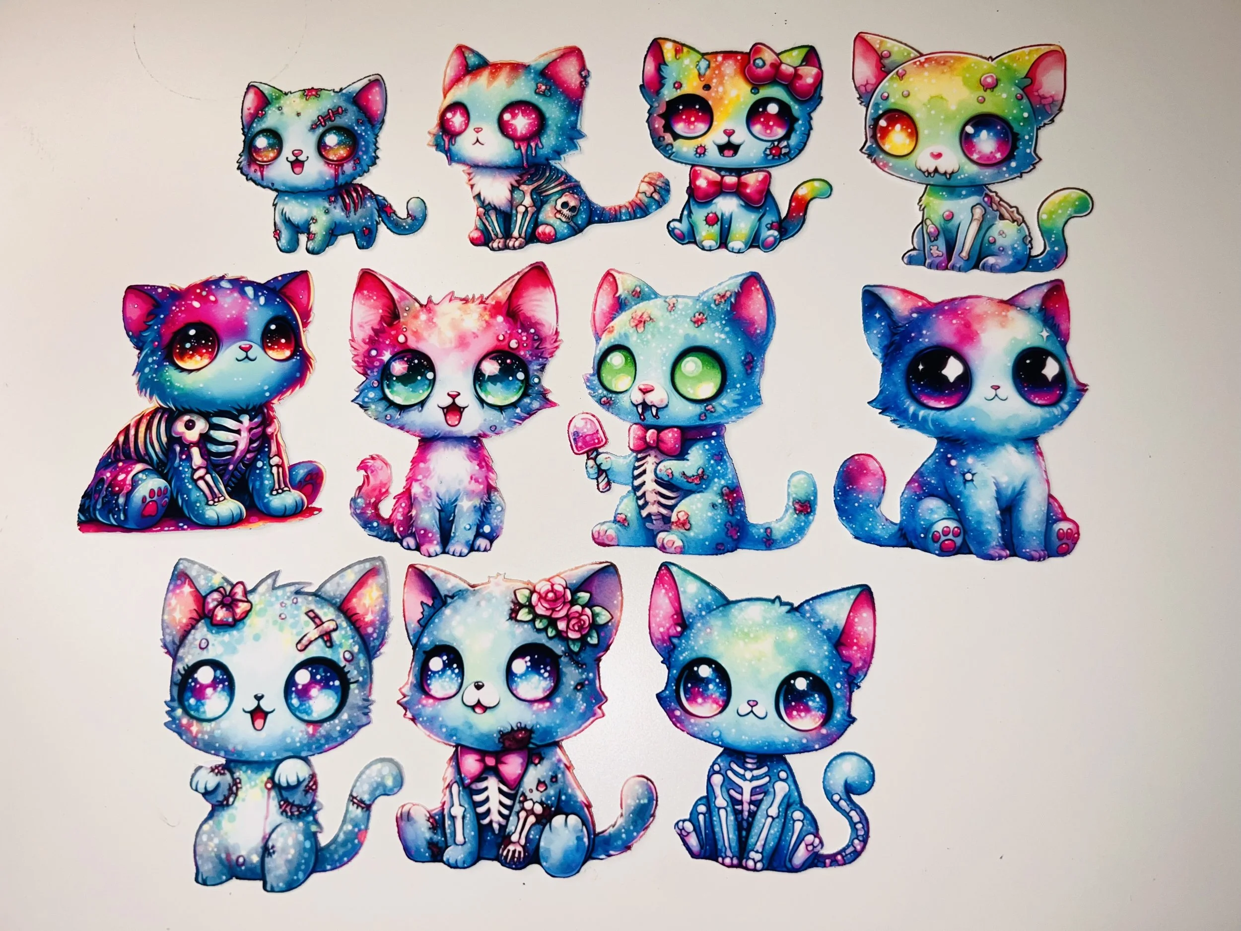 Zombie Cats Stickers