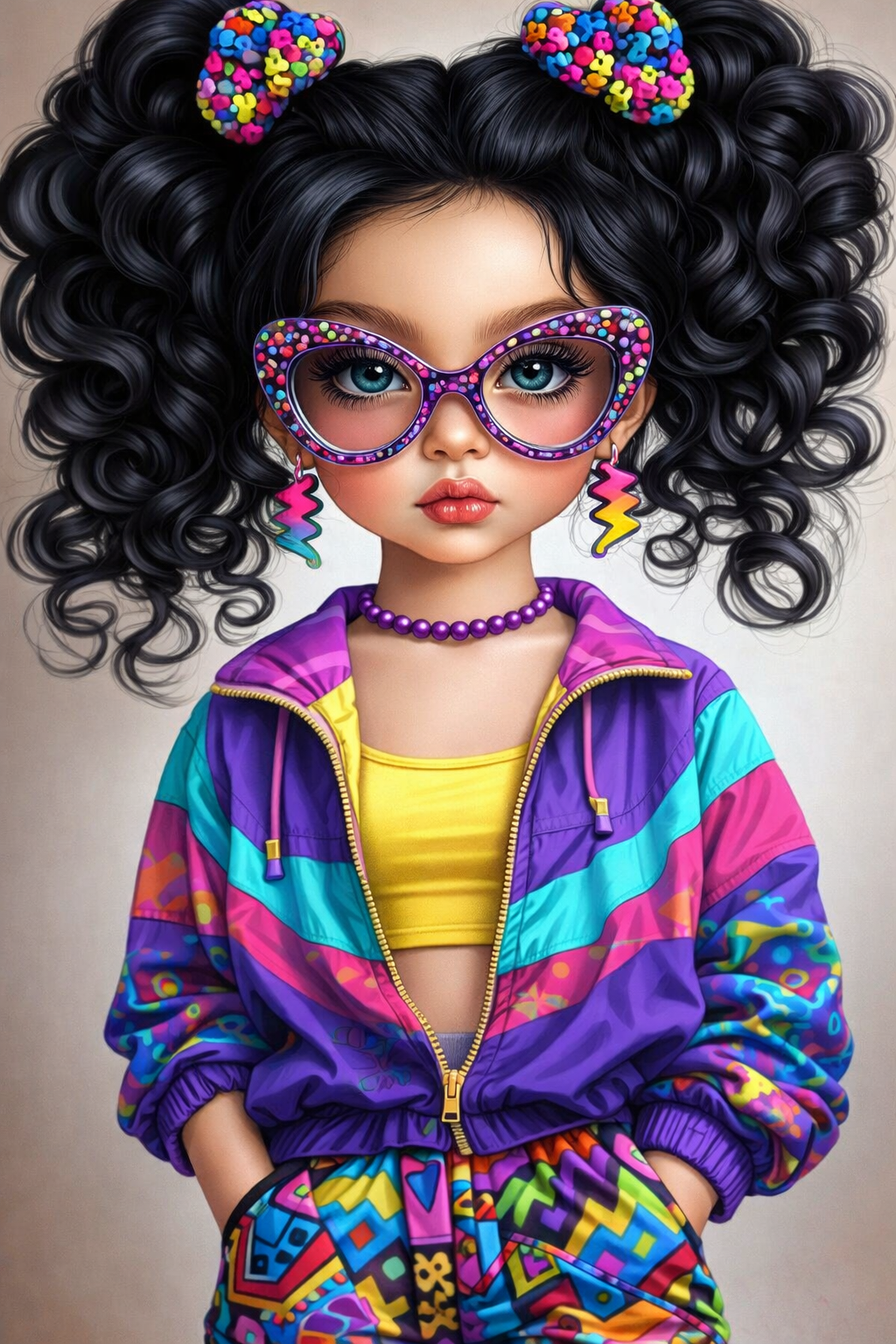 Retro Rainbow Rebel Storage