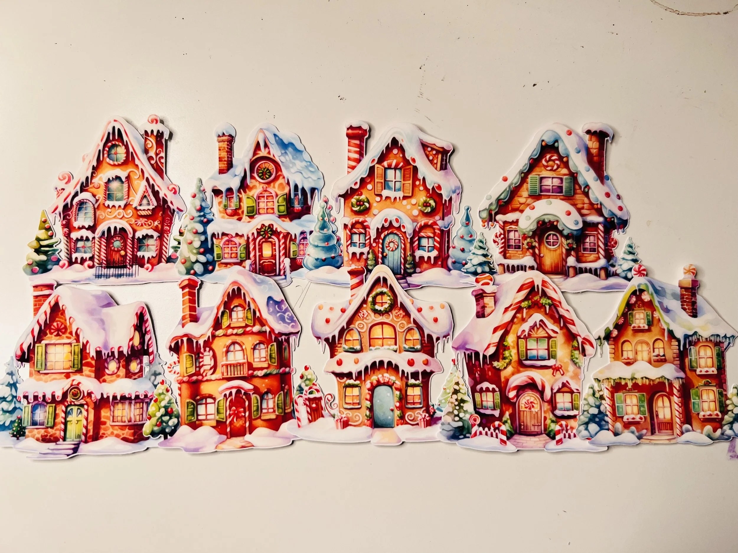Gingerbread House Stickers