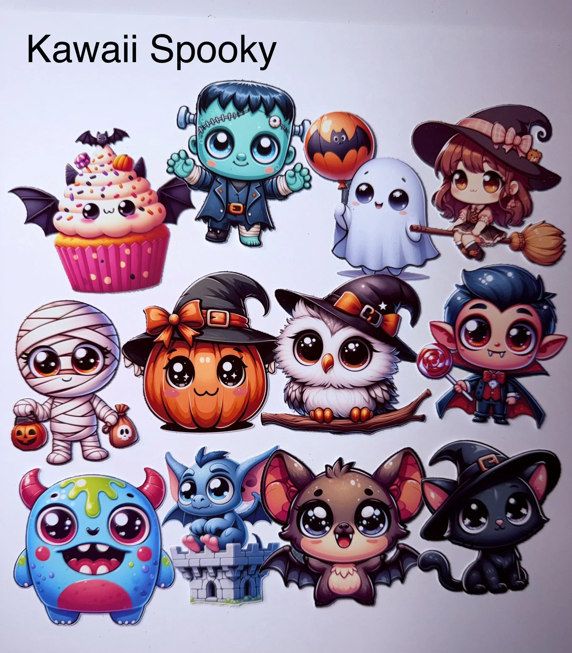 Kawaii Spooky Stickers