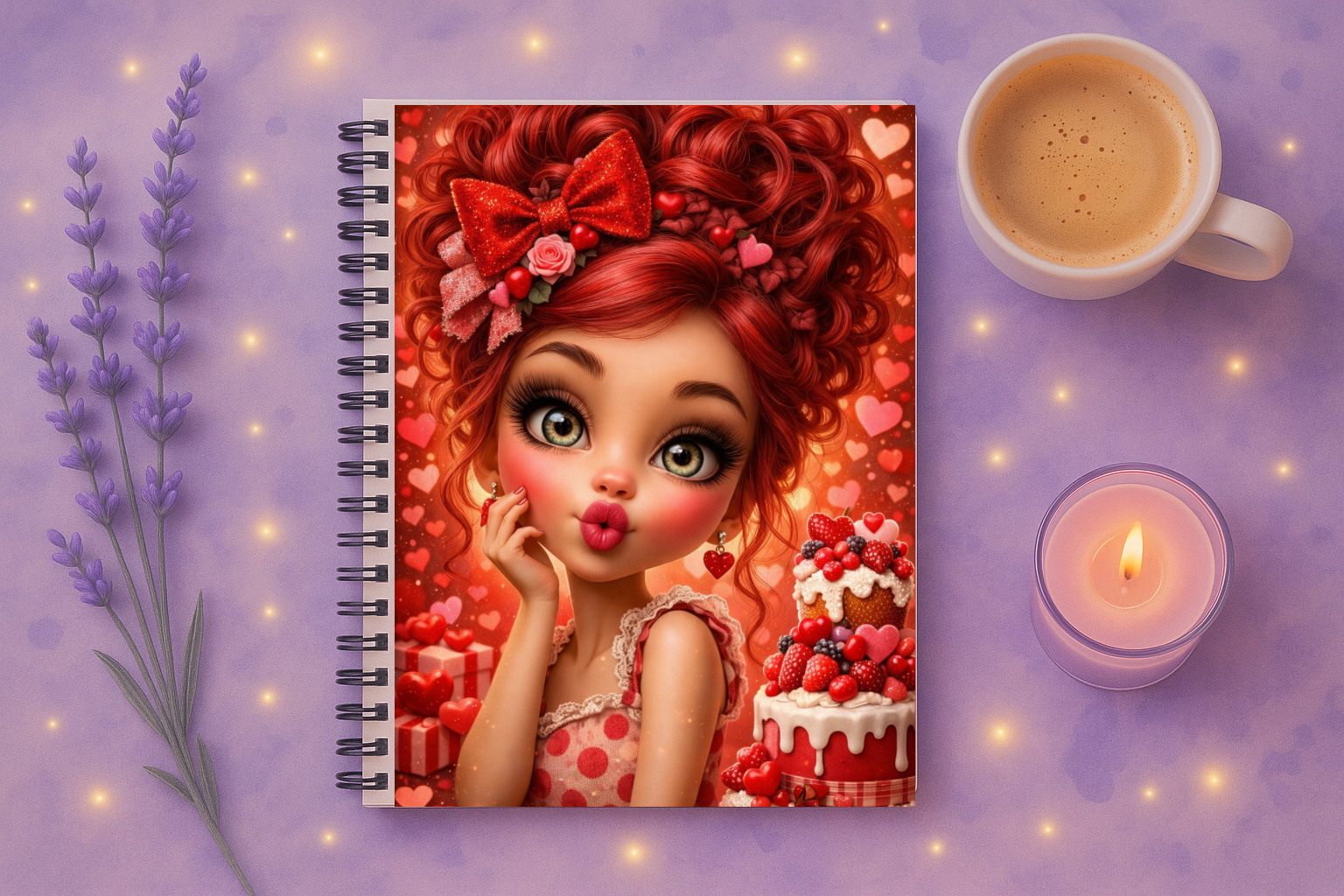 Candy Heart Cutie Storage Book