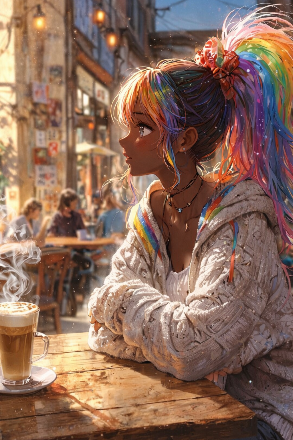 Rainbow Latte Dreams Storage