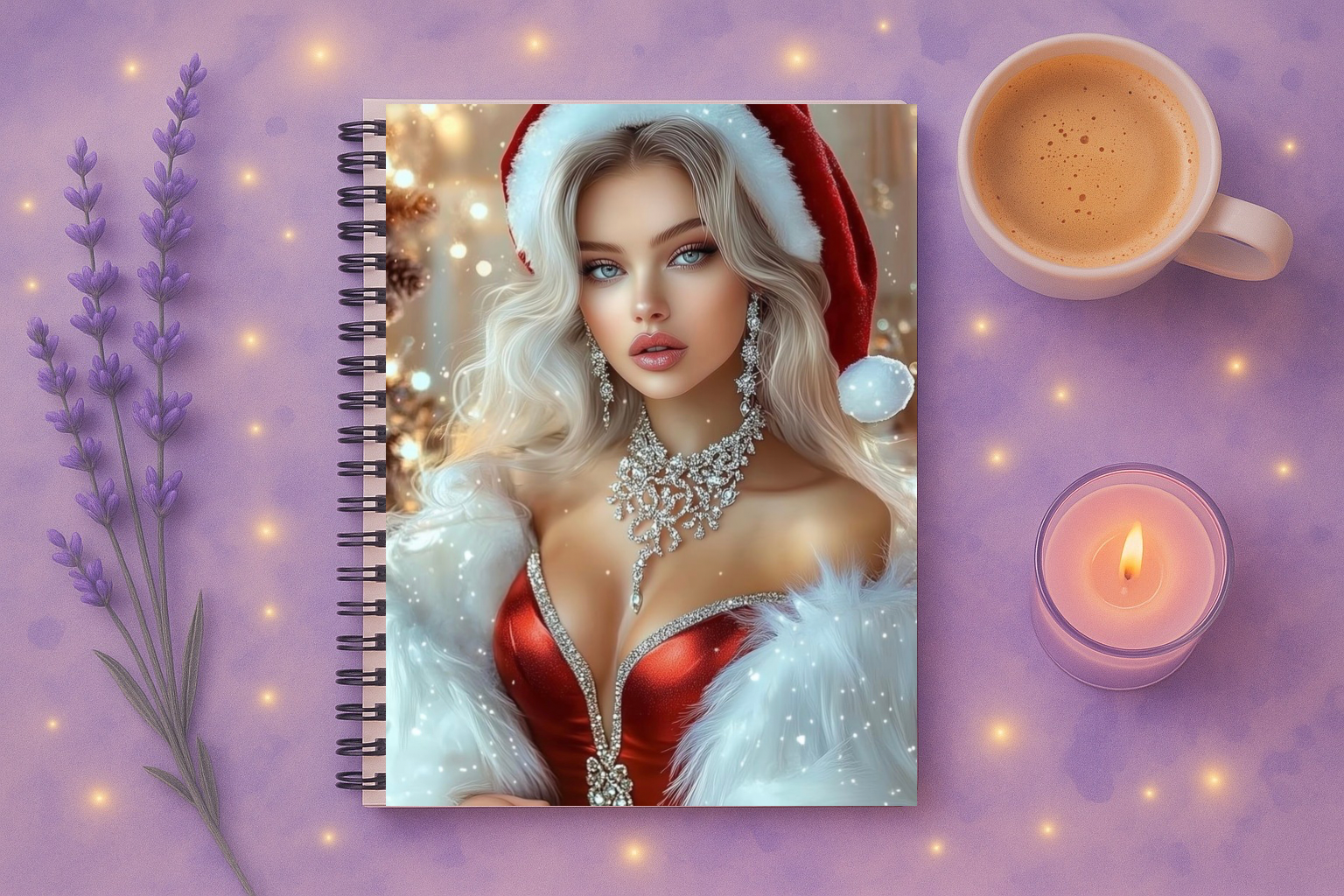Glamorous Christmas Storage Book