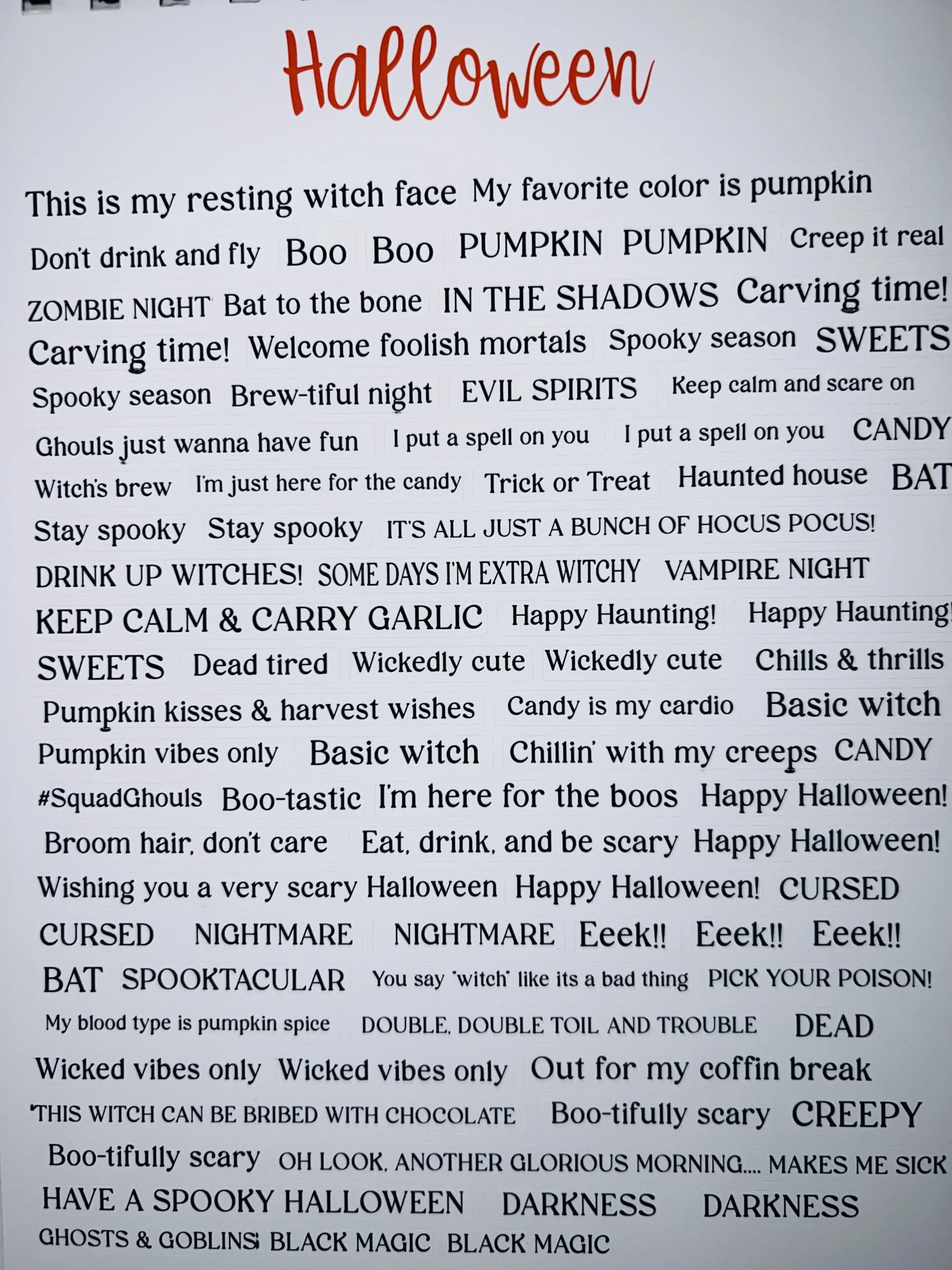 Halloween Quotes