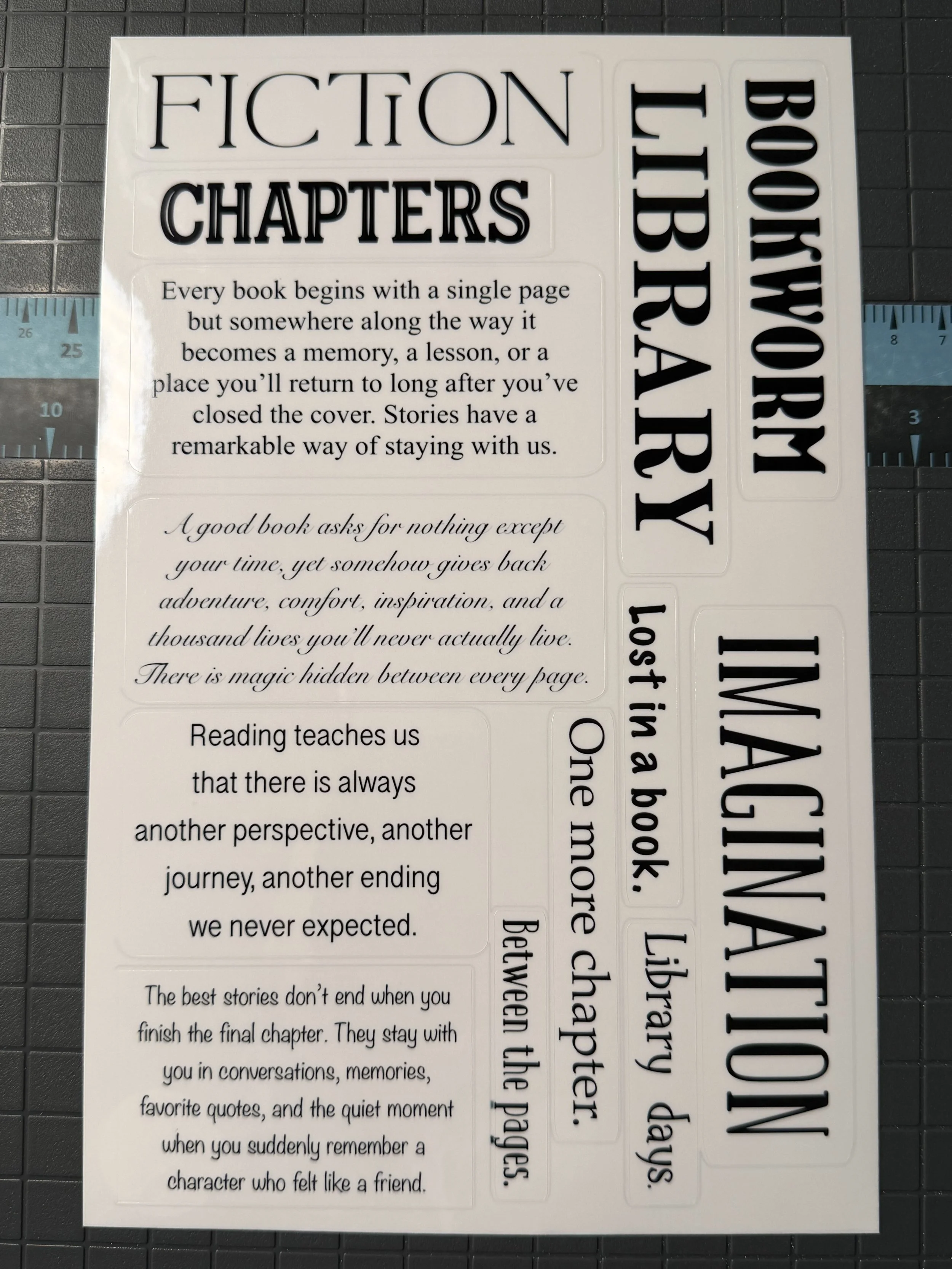 The Word Edit: Reading/Bookish