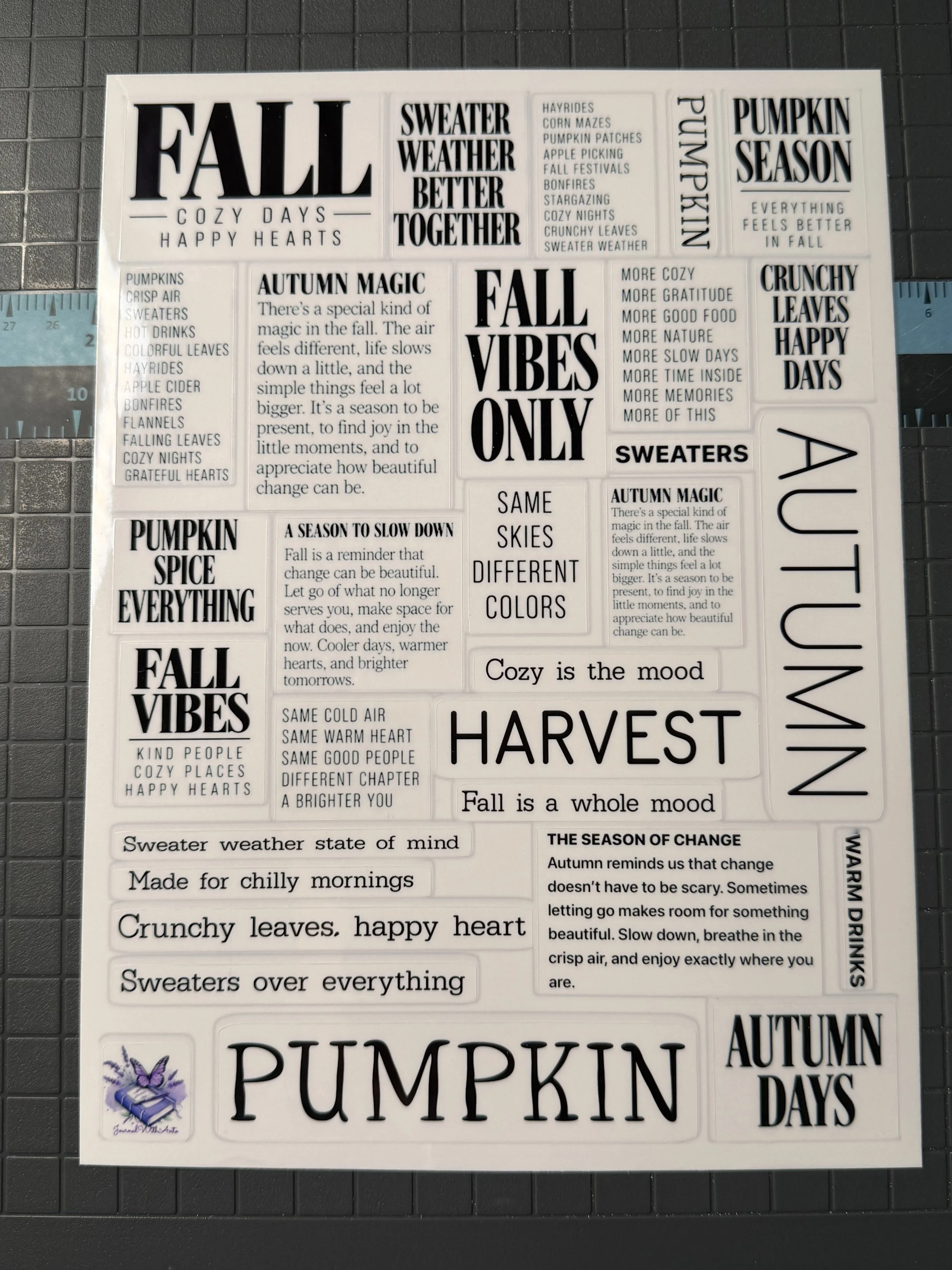 The Word Edit: Fall