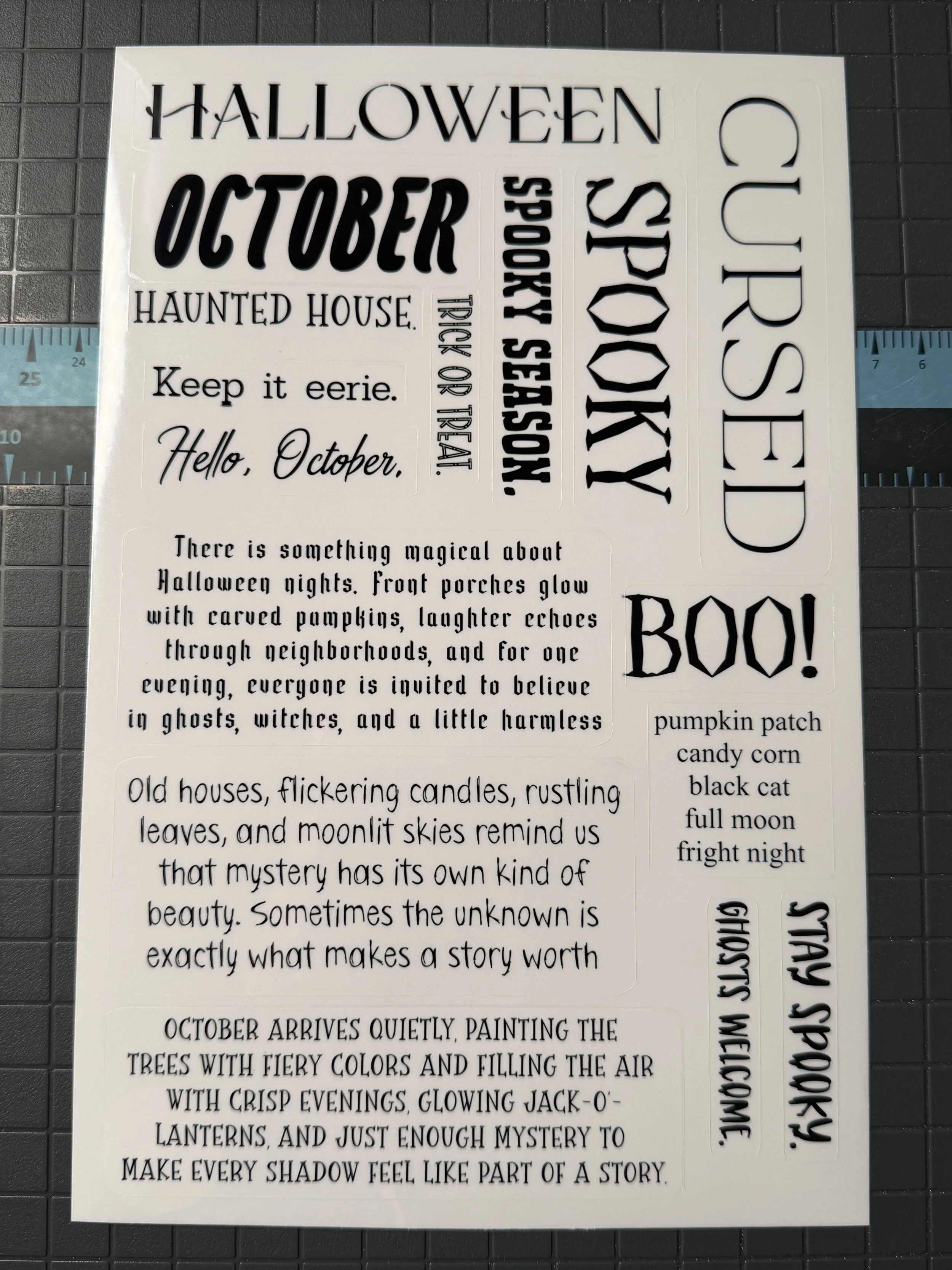 The Word Edit: Halloween