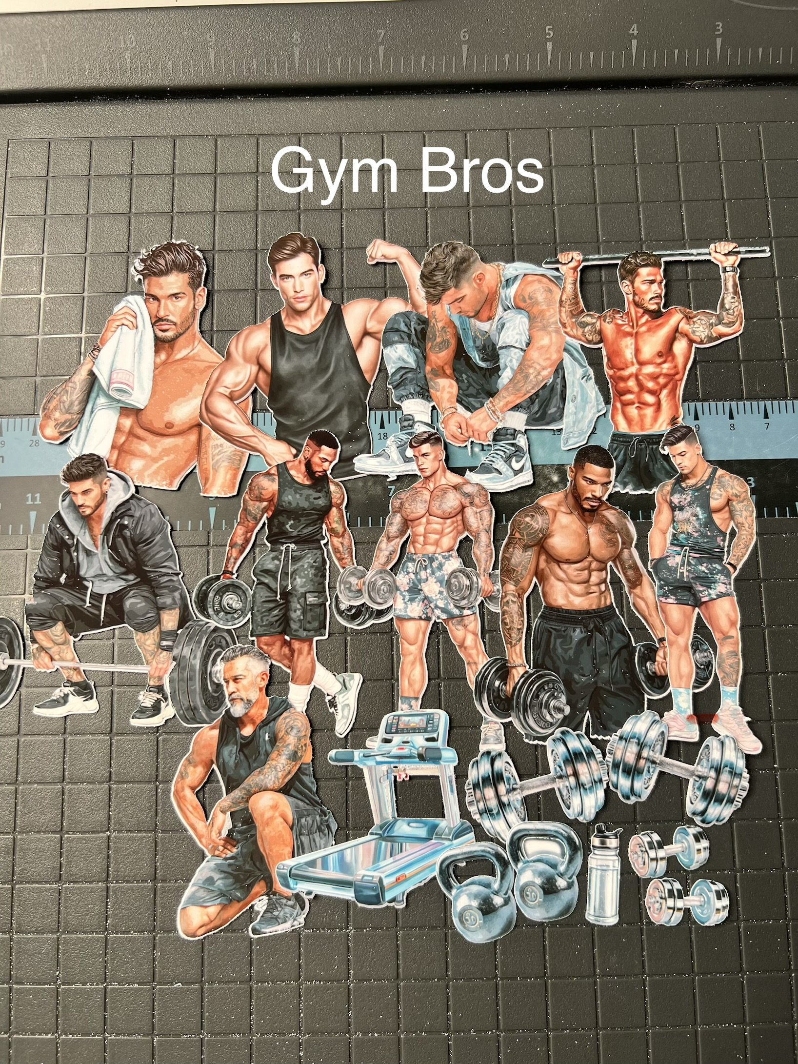 Gym Bro Stickers