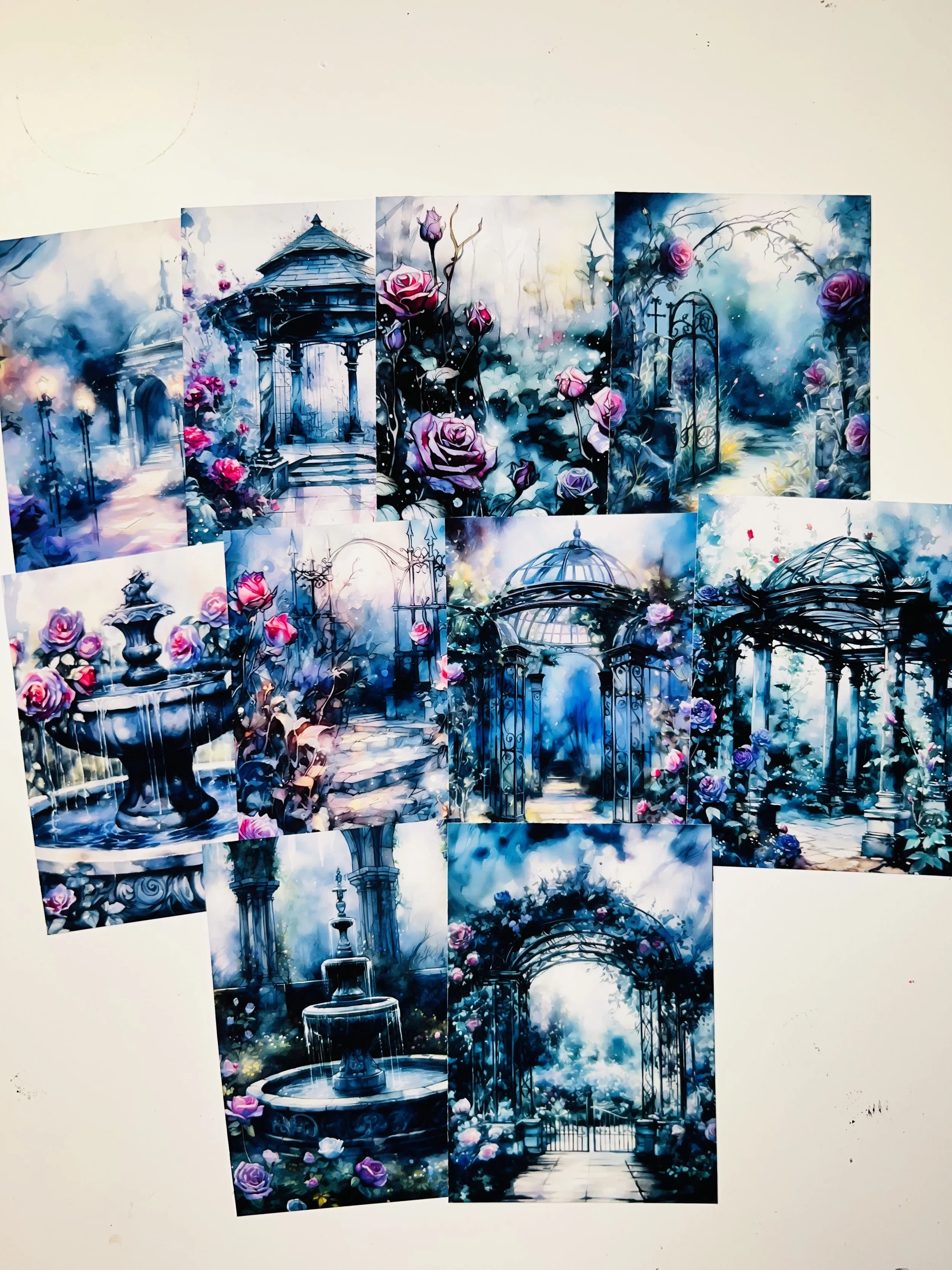 Gothic Garden Background