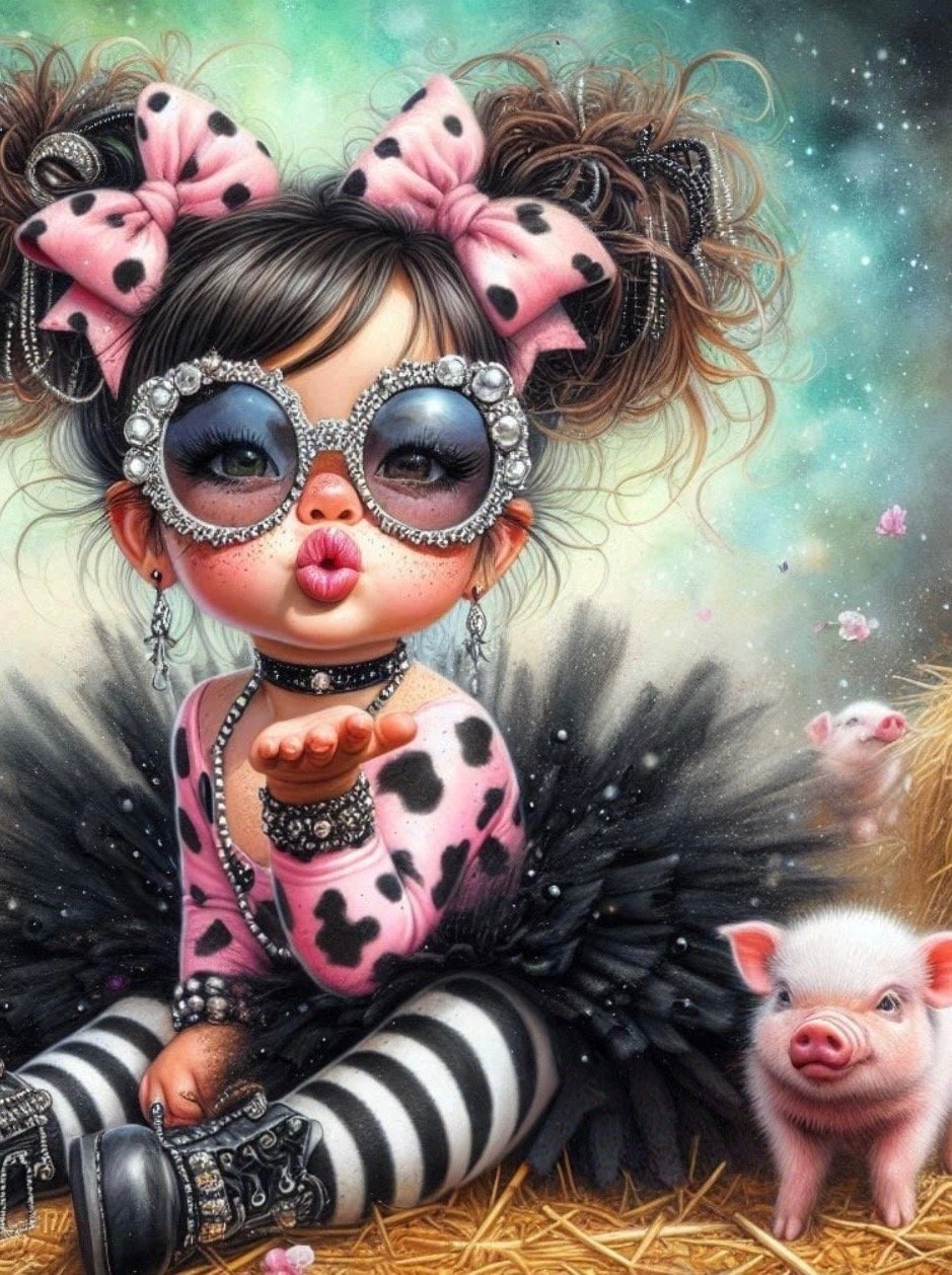 Kisses & Piggy Wishes Journal