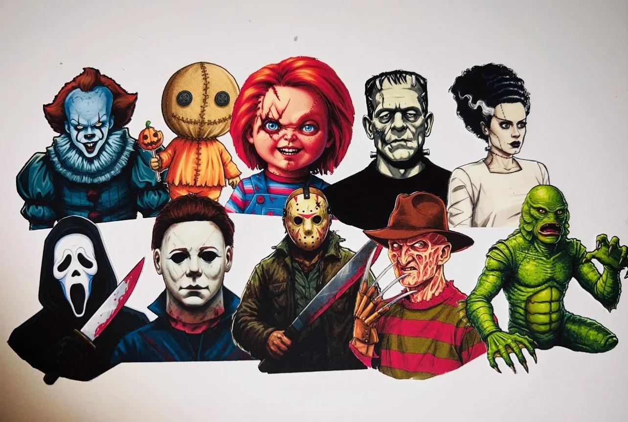 Classic Horror Stickers