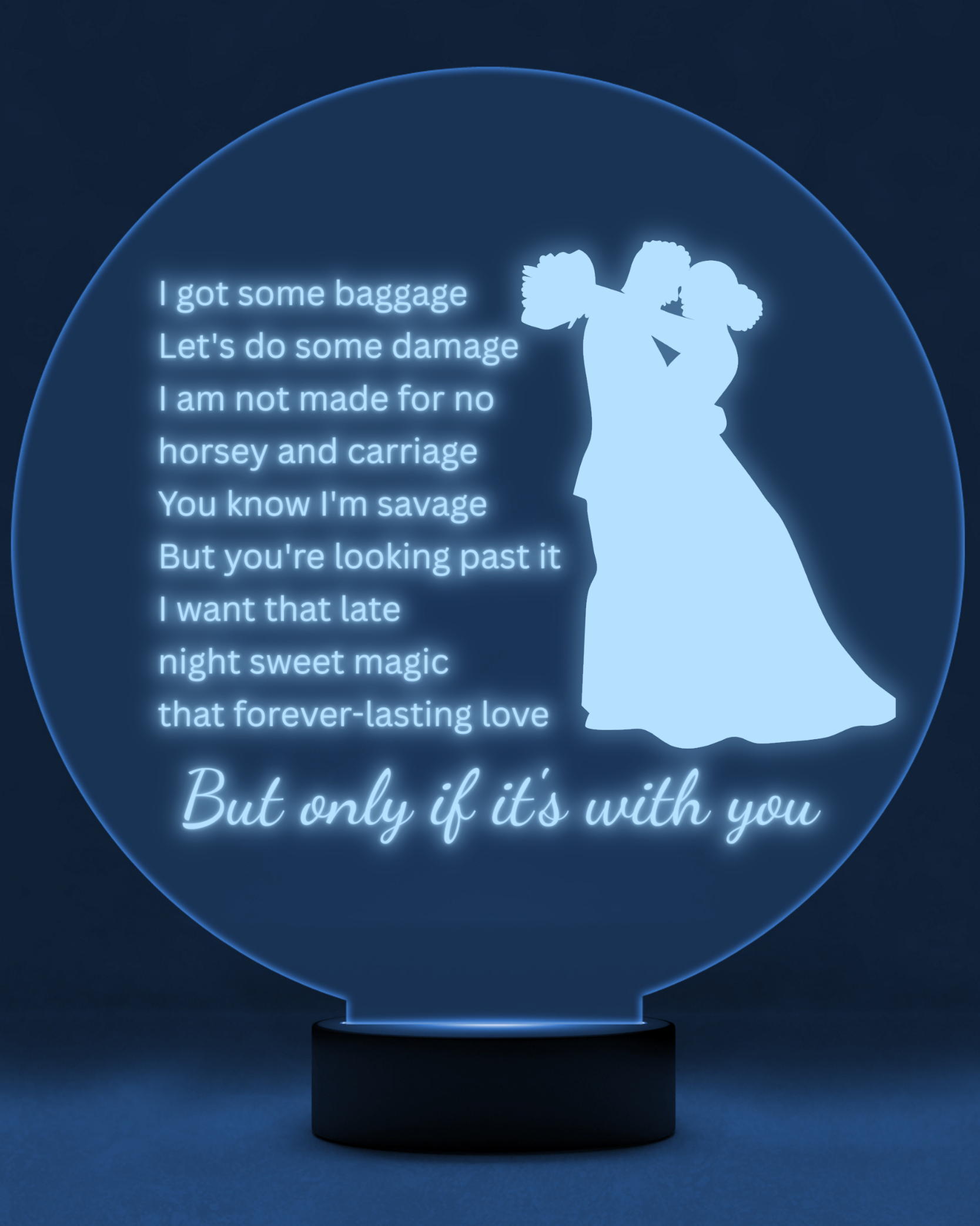 Custom Wedding Song Light