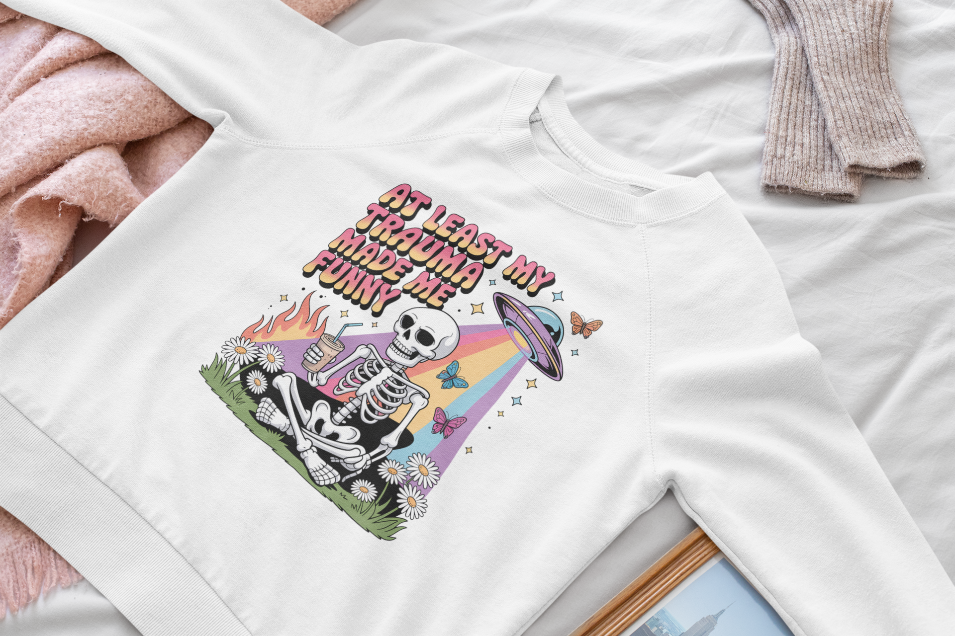 My Trauma Made Me Funny Sweatshirt