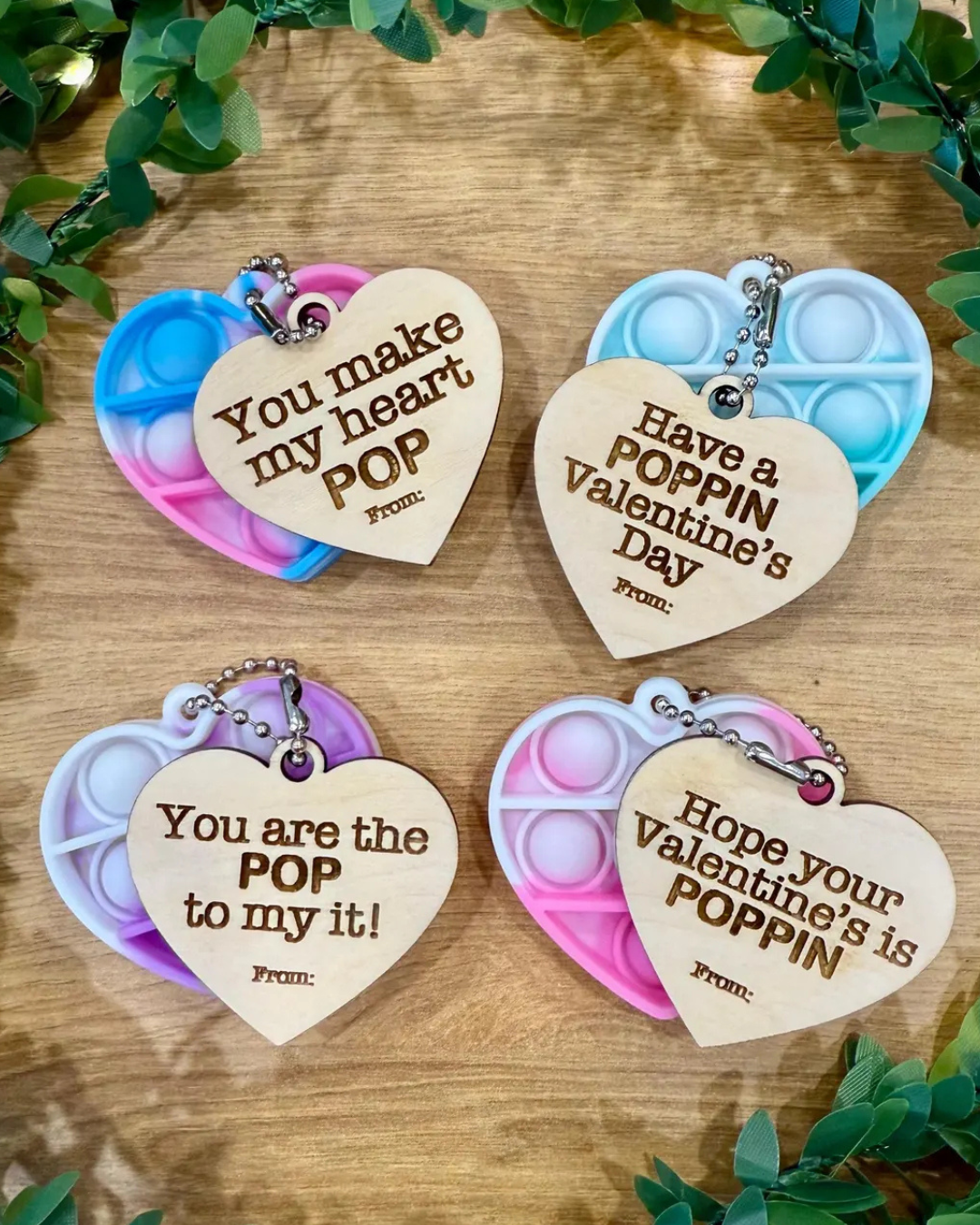 Pop It Fidget Valentines