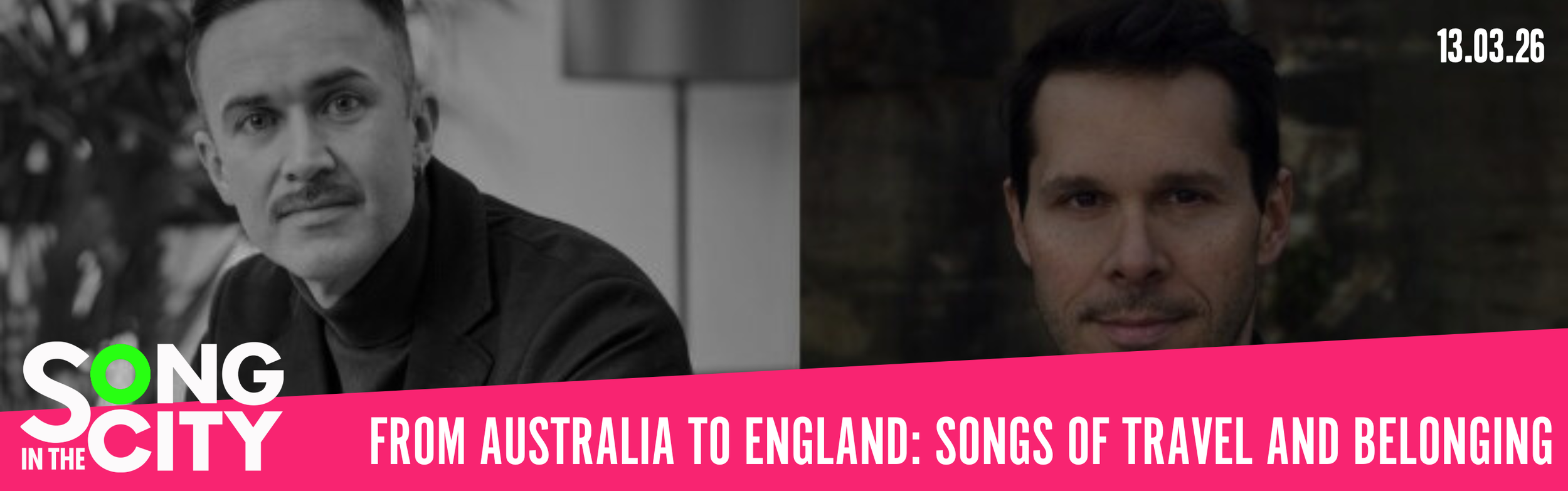 From Australia to England: Songs of Travel and Belonging
