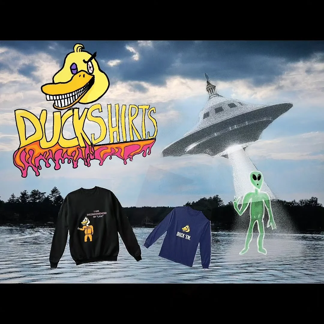 This extra-terrestrial visitor has come to inform us that all the climate scientists are wrong. It's actually getting colder! Better stock up on all your duckshirts.net cold weather gear while your fingers aren't frozen solid!

#shopping #shoplocal #