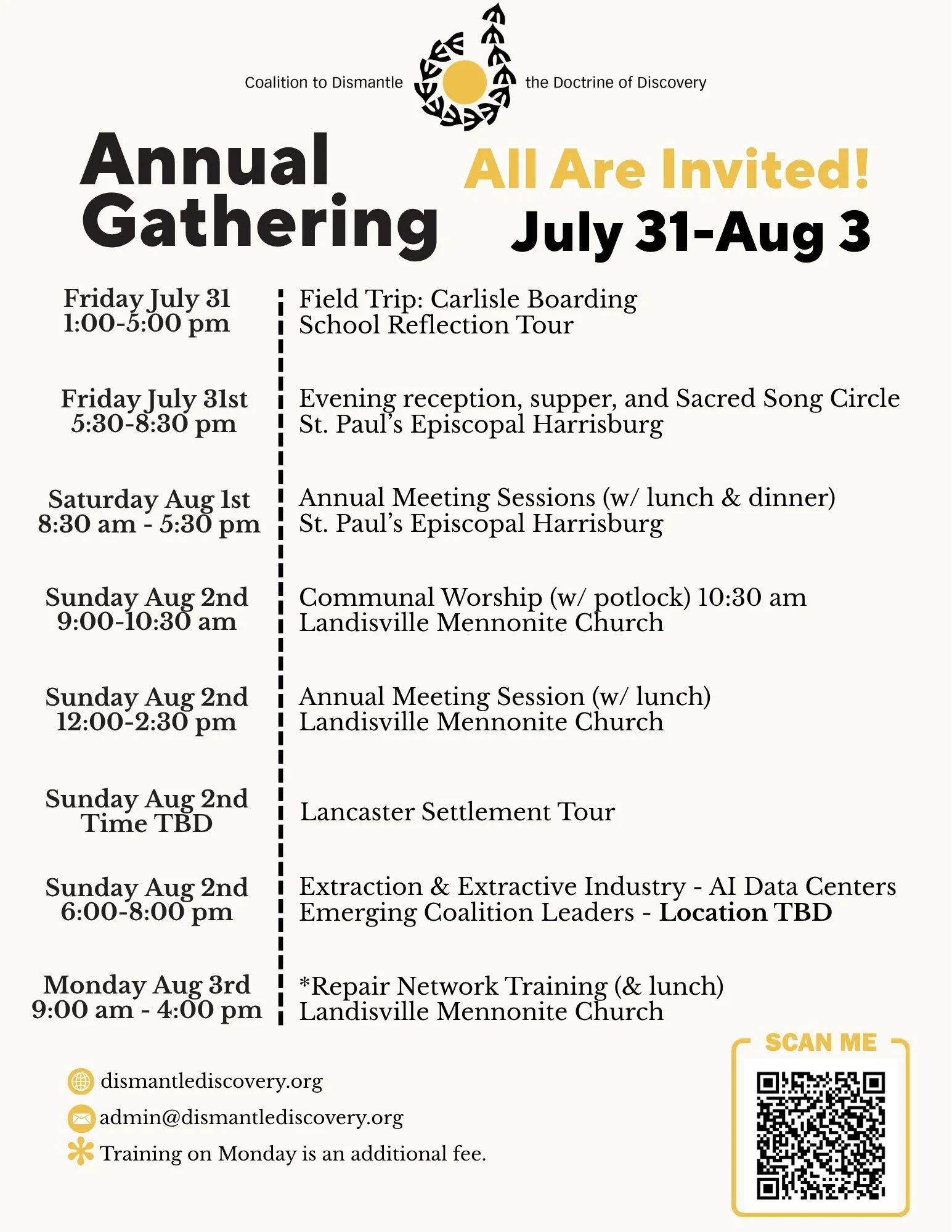 Annual Gathering: Coalition to Dismantle the Doctrine of Discovery