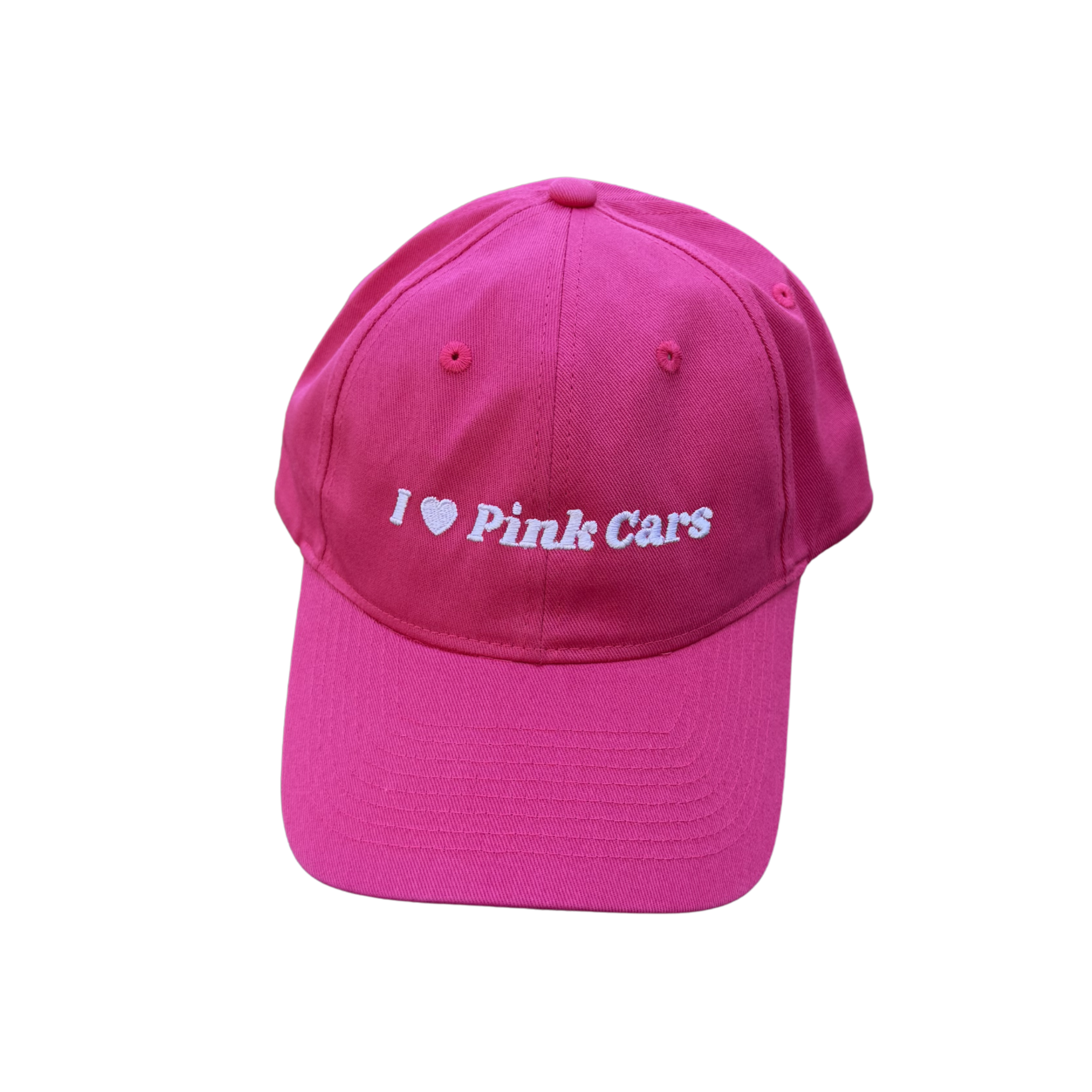 I Heart Pink Cars Hat