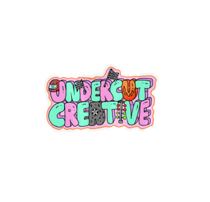 Undercut Creative Race Logo Sticker