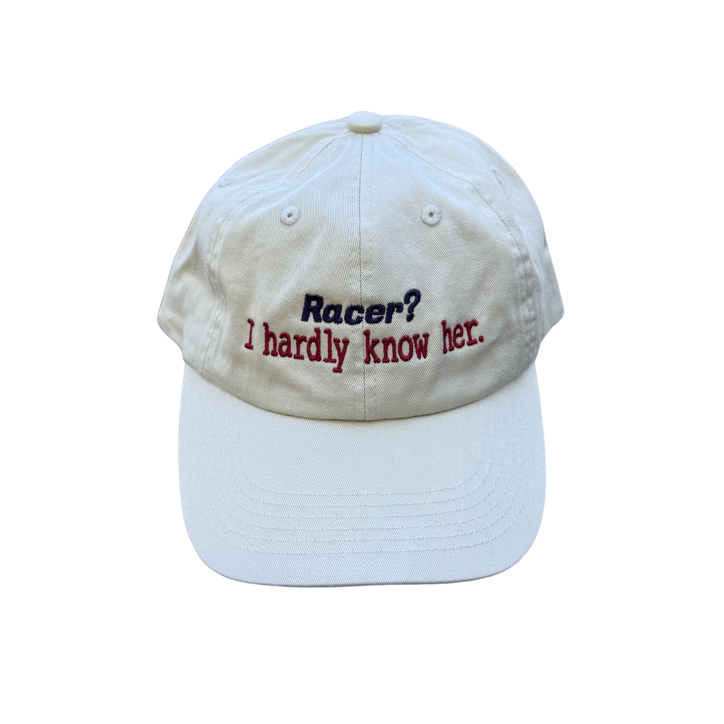 Racer? I Hardly Know Her Hat