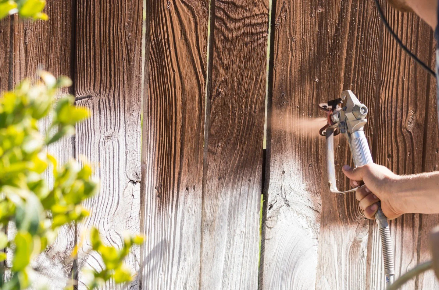 Fence Staining