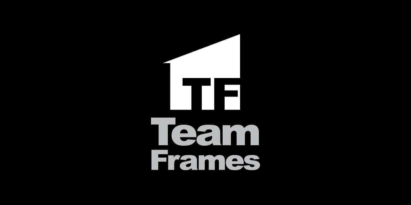 TEAM FRAMES - brochures; web site design and content; photography; interior design; signage; vehicle graphics
