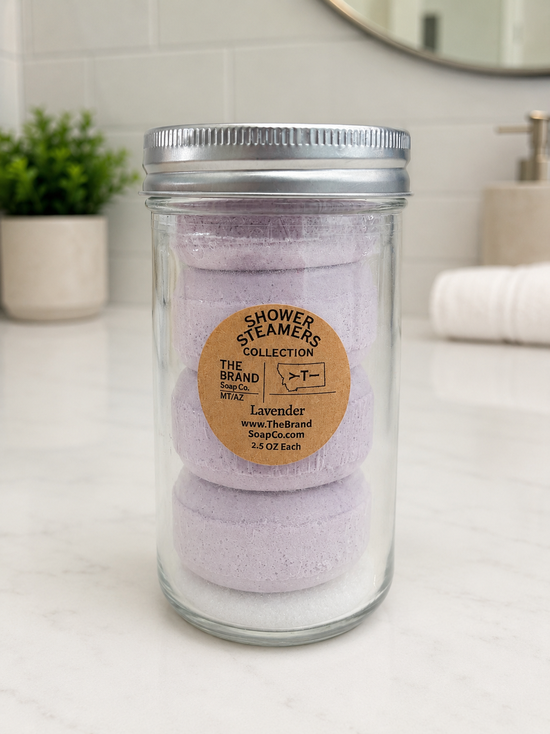Lavender Shower Steamers (4-Pack)