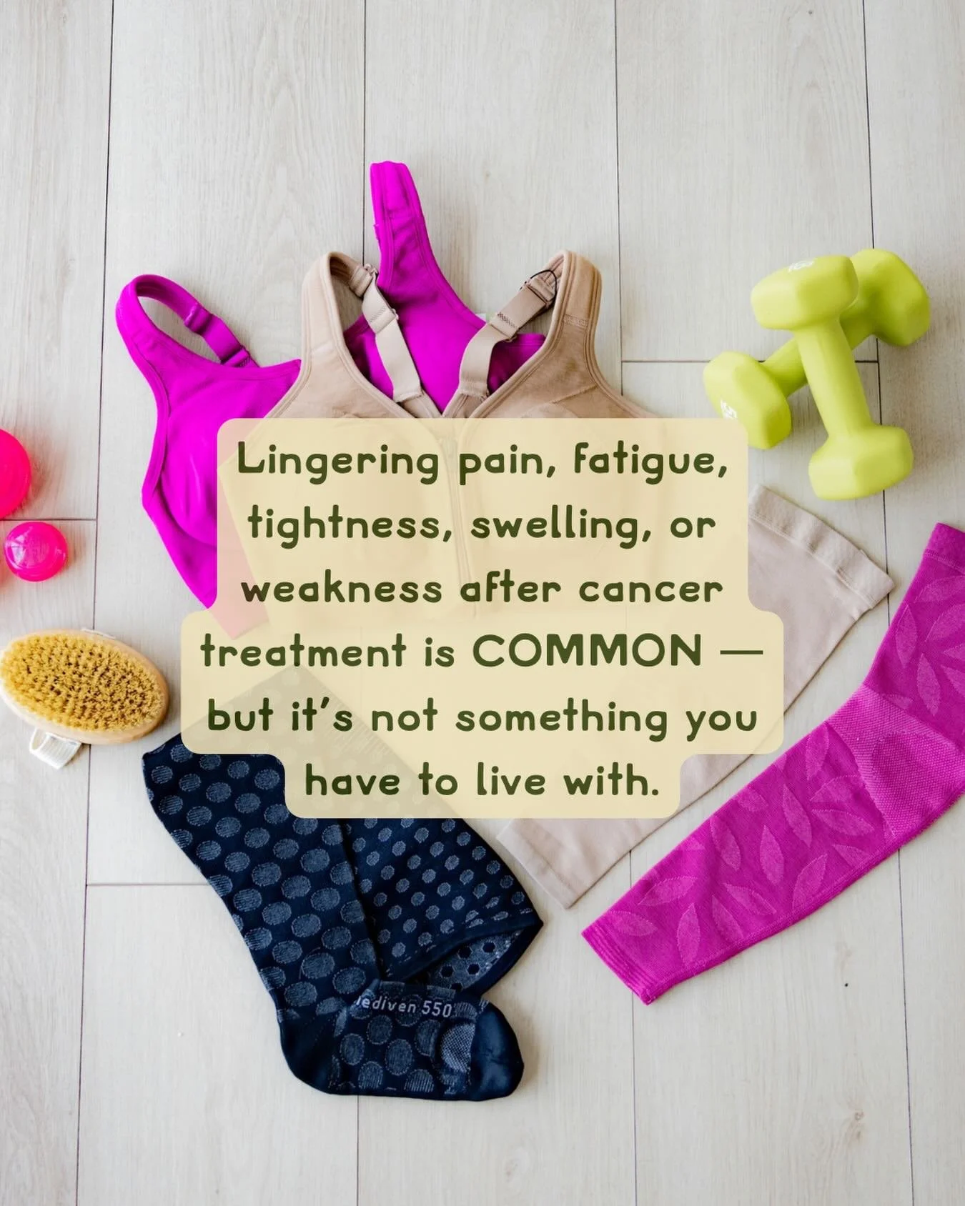 Patients tell me all the time their doctors say &ldquo;it&rsquo;s just part of treatment&rdquo; regarding side effects to cancer treatment. 
&bull;
Oncology PT can provide many tools to reduce severity of side effects or decrease risk of side effects