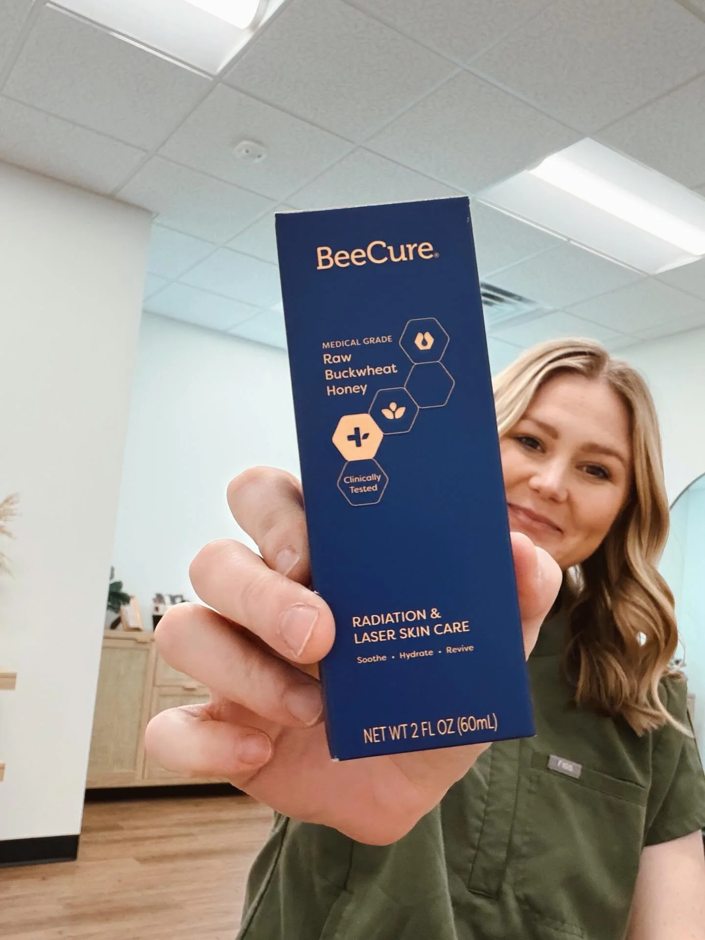 Radiation is a big part of the treatment plan - but it can also be tough in the skin.

I choose the products I use very wisely! Bee Cure radiation cream is specially formulated to help soothe, hydrate and protect delicate skin during breast cancer ca