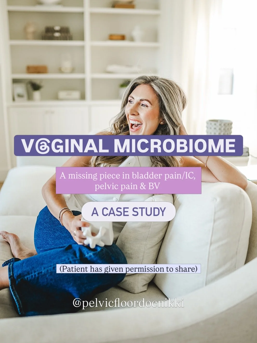 The gut microbiome tends to get all the attention but are we losing some of the plot if we don&rsquo;t look at the vagin@l microbiome and how profoundly it can impact pelvic + bladder symptoms. 🧐 

This patient came to me for interstitial cystitis o