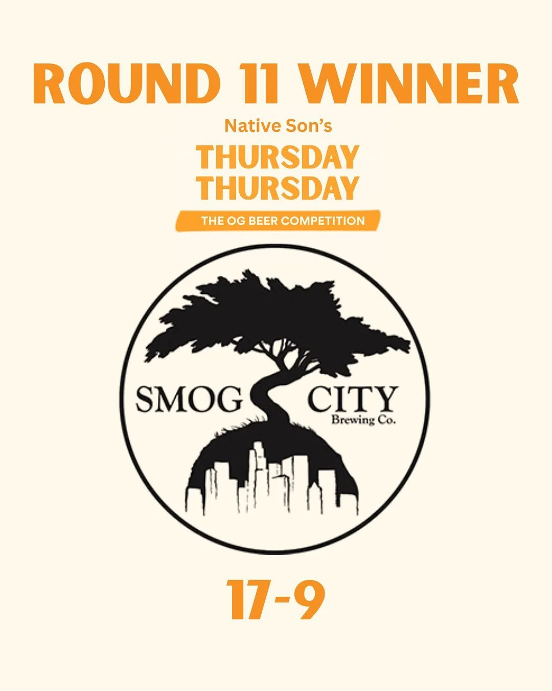 FIRST SEMIFINAL WINNER IS @smogcitybeer WITH A 17-9 WIN AGAINT BOTTLE LOGIC ONLY TWO ROUNDS LEFT. DONT MISS THEM