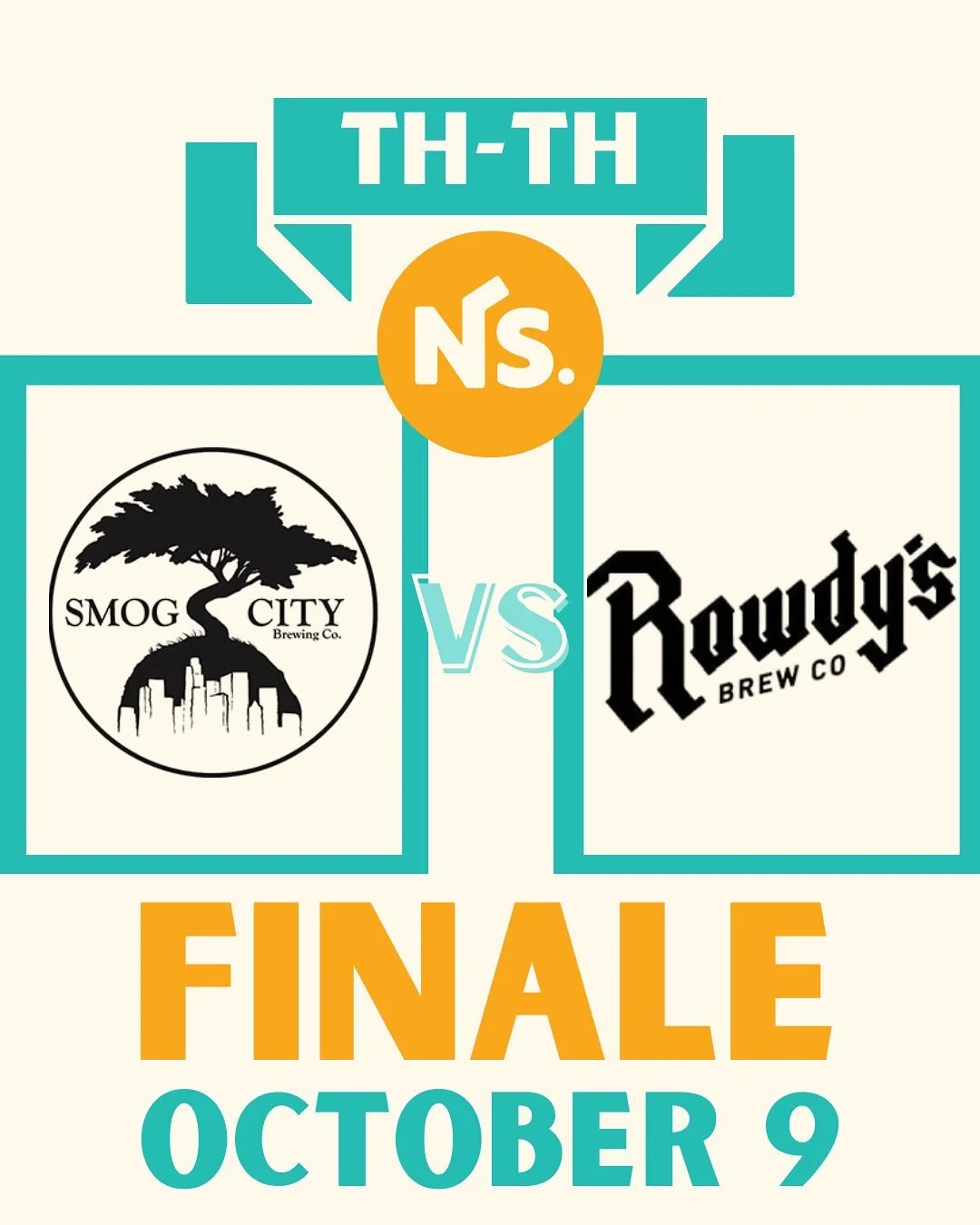 🍺 IT ALL COMES DOWN TO THIS! 🍺
THE FINAL ROUND OF #THURSDAYTHURSDAY AT NATIVE SON IE IS THIS THURSDAY OCTOBER 9!!!

@rowdysbrewco and @smogcitybeer are duking it out for the coveted Jeffrey Kwon Tap Trophy and 2 taps on our wall for a whole year! D