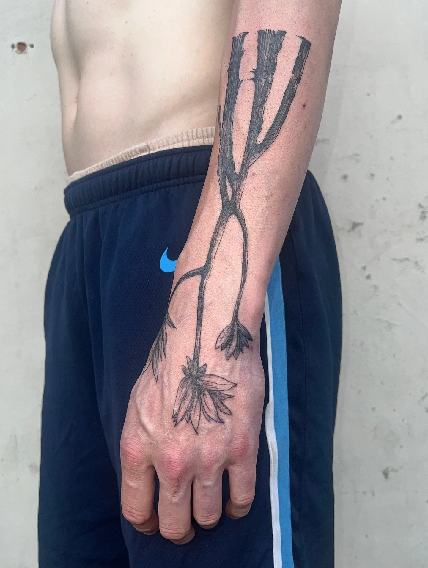 mangrove tree from my flash for eula 🪾
thank you for giving this one a home! 
and an inspired moodboard featuring photos from various exhibits i've been to + one of my own drawings

#londontattoo #treetattoo #organictattoo #tattooart #tattoodesign #