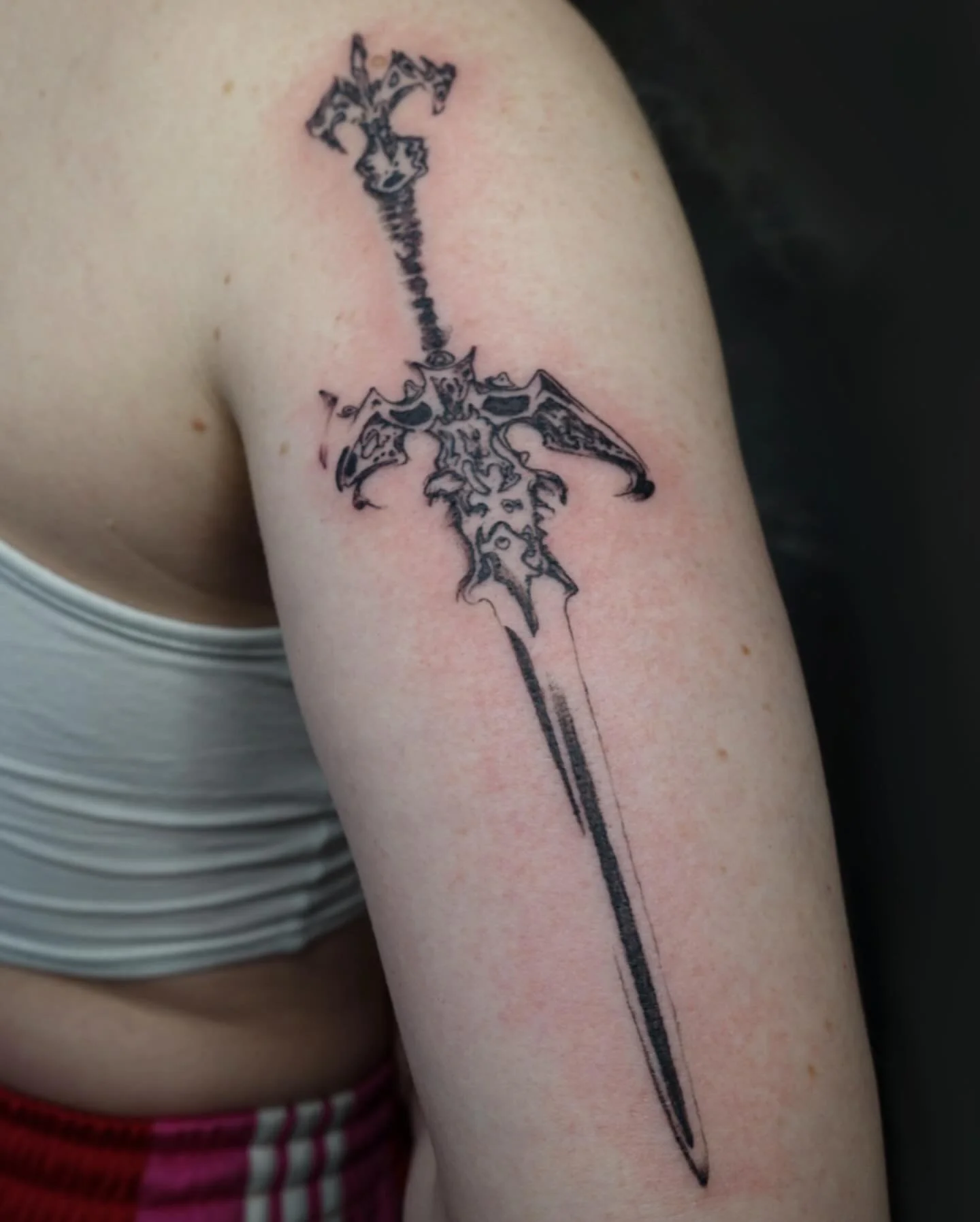 abstract dagger tattoo from my designs for jen!
this design is available in different colourways, DM me for details x
#londontattoo #abstracttattoo #3rl #daggertattoo #qttr contemporary tattooing tattoo artist tattoo design ideas