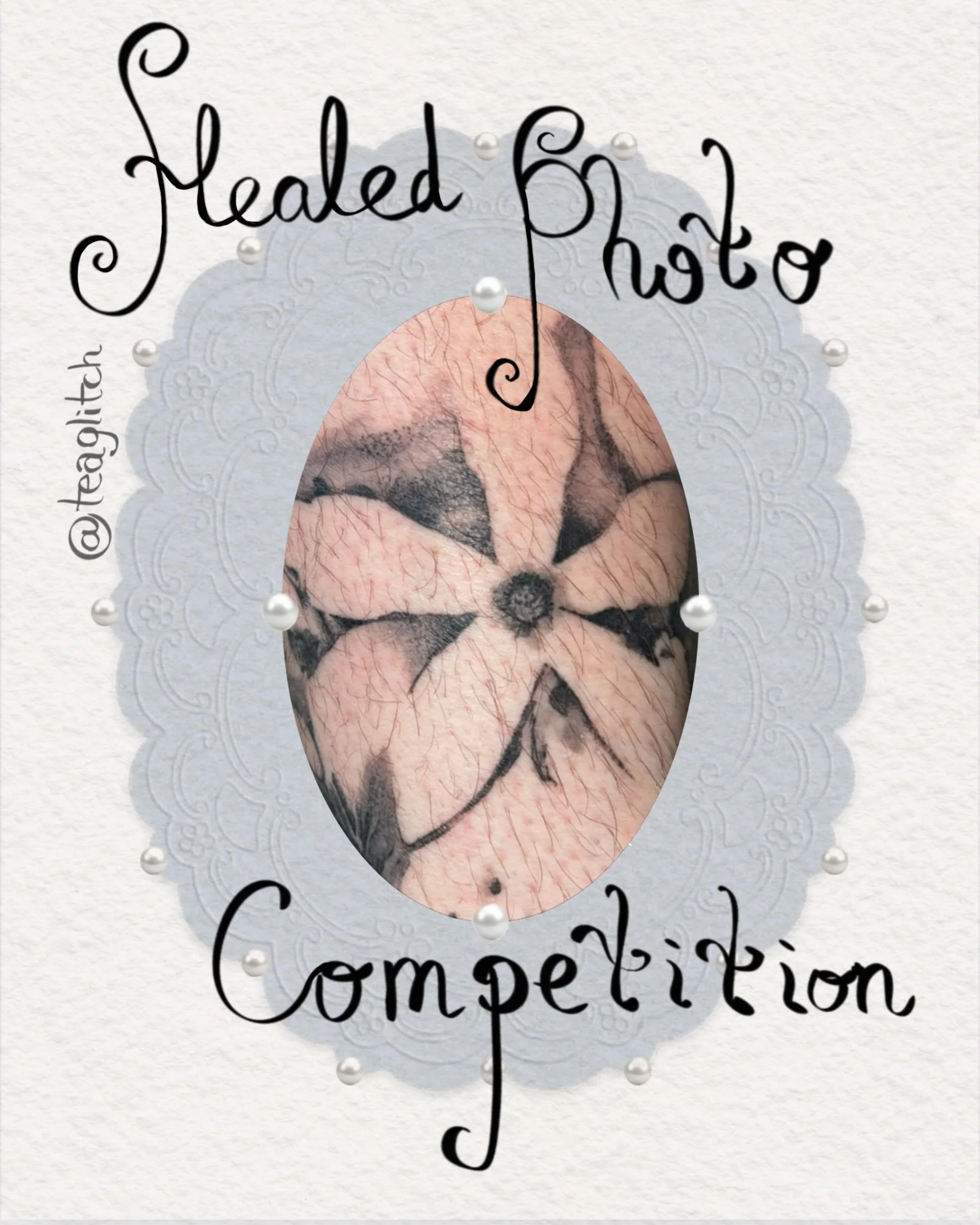 A little summer gift from me to you!! 💌
Find a sunny spot and take some cute photos of your healed tattoos for a chance to win &pound;50 off your next tattoo from me 🪽

Deadline: July 15th
Please EMAIL your photos to teaglitch@proton.me AND bookmar