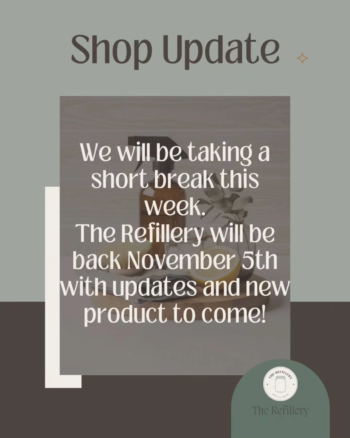 We are taking a short break to spend time with our loved ones before the snow hits the ground.
Orders are still being accepted and will be fulfilled on Thursday November 6th. Check out our website link in the bio.
#ClevelandLocal #ShopLocal #Refill