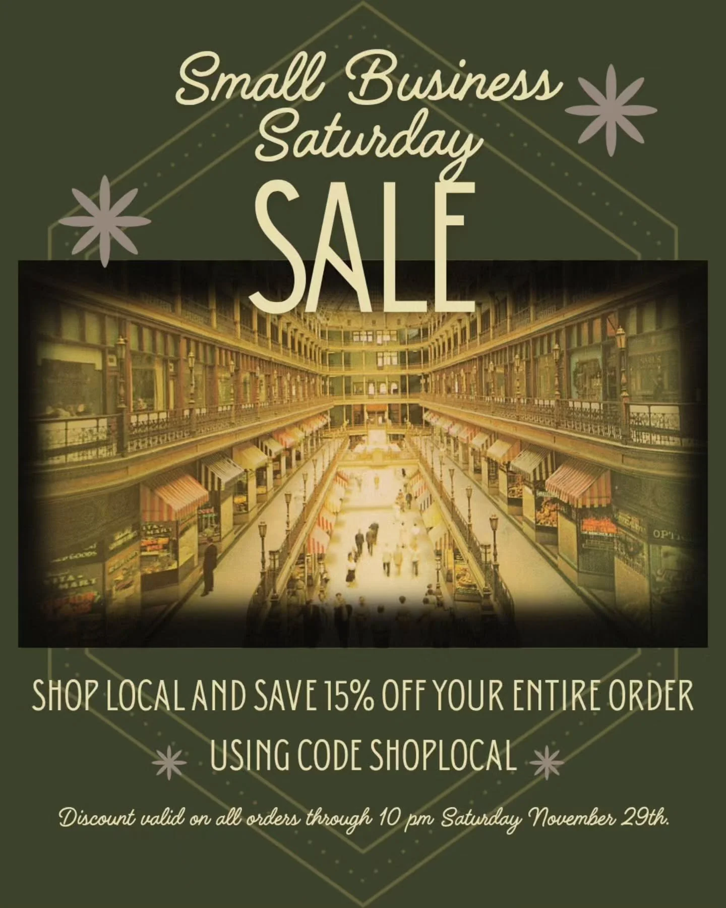 There's no better day to support your local purveyors than today.

Celebrate Small Business Saturday with a great offer - 15% off your order today now until 10 pm tonight with code ShopLocal at checkout.

#ClevelandLocal #ShopLocal #RefillRevolution 