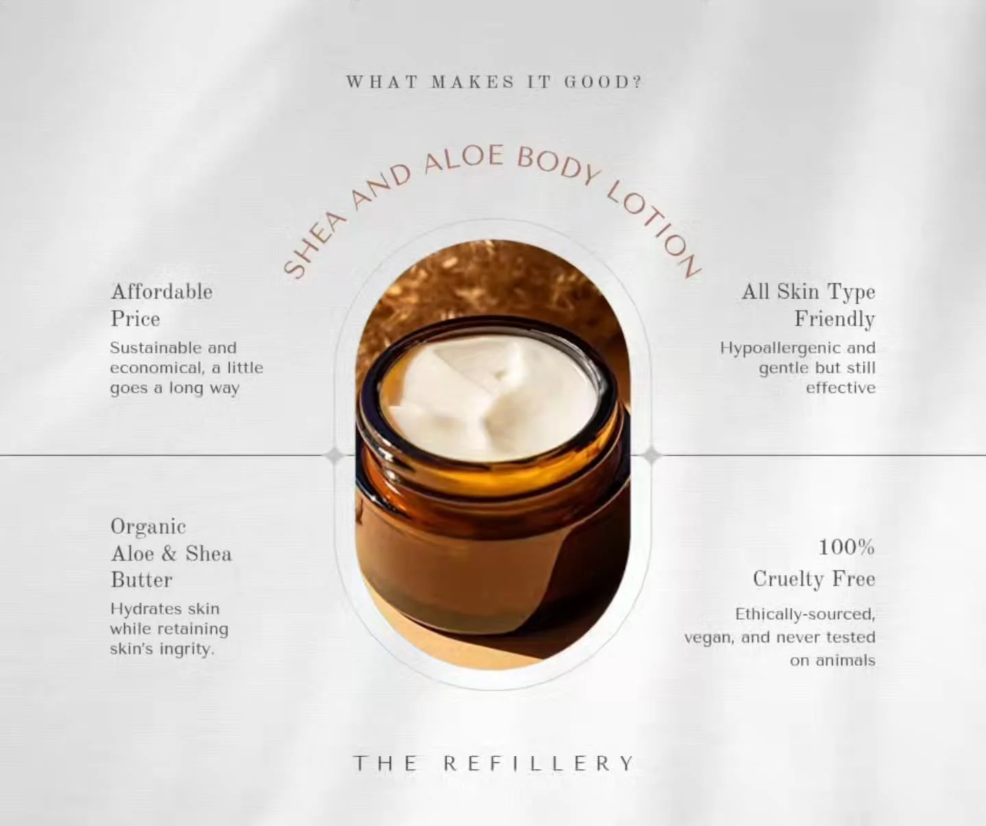 Product spotlight: Shea &amp; Aloe Body Lotion!

Made with shea butter and aloe, a perfect addition to your daily routine. This lightweight and nourishing lotion absorbs into your skin leaving you feeling moisturized, not oily.

Available scented and