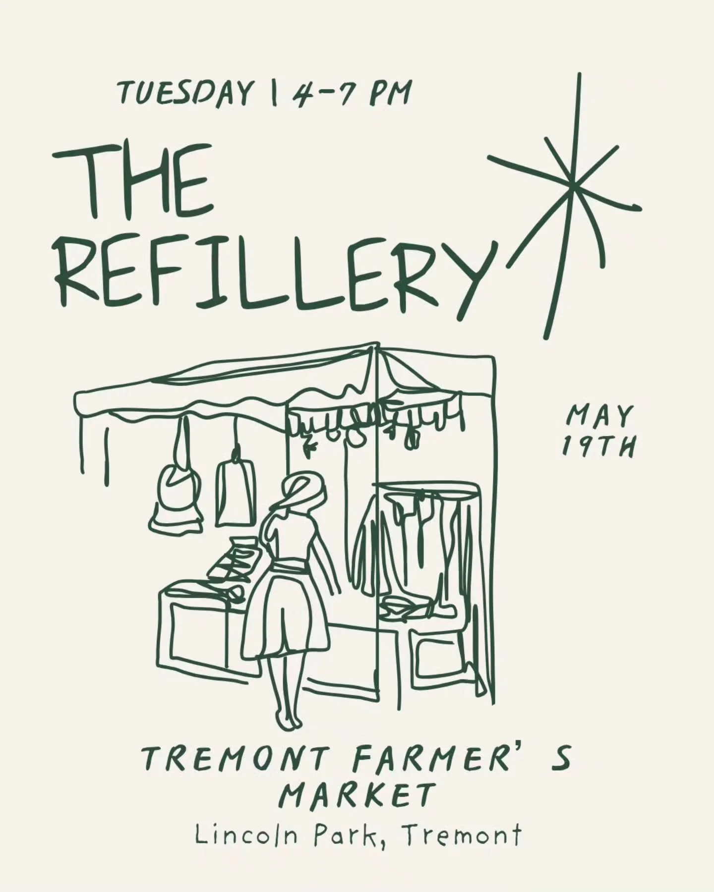 We will be at @tremontfarmersmarket this Tuesday, May 19th. Come see us and join the #RefillRevolution.

Follow along for an updated schedule of this season's markets and The Refillery will be popping up next!

#ClevelandLocal #ShopLocal #Refill #Eco