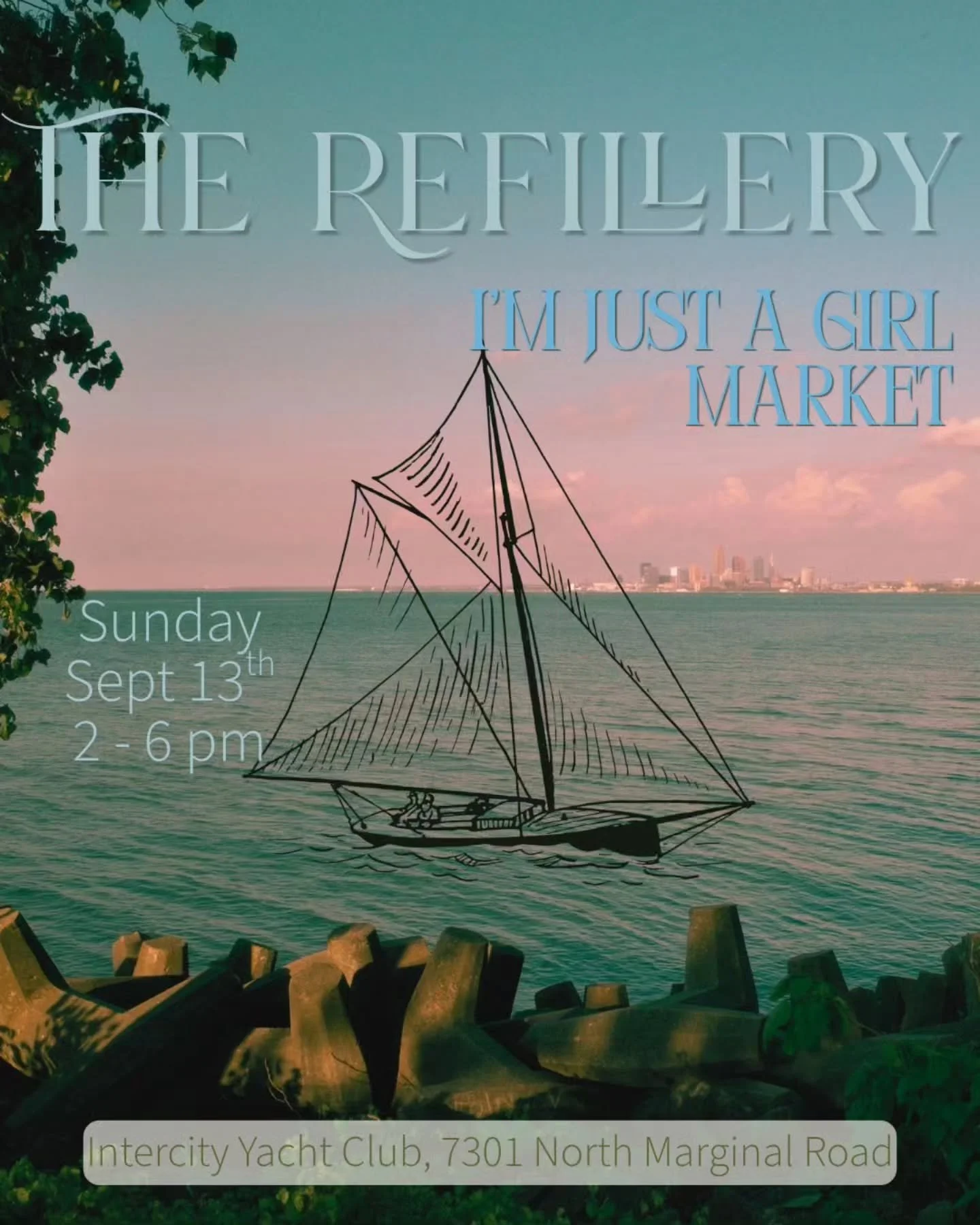 Spend your Sunday with us at @sunnymarketcle I&rsquo;m Just A Girl Market!

☆ September 6th
☆  2 to 6 pm
☆ Intercity Yacht Club

We will be there filling your bottles and helping you along your zero waste journey. Come shop in person and reduce your 