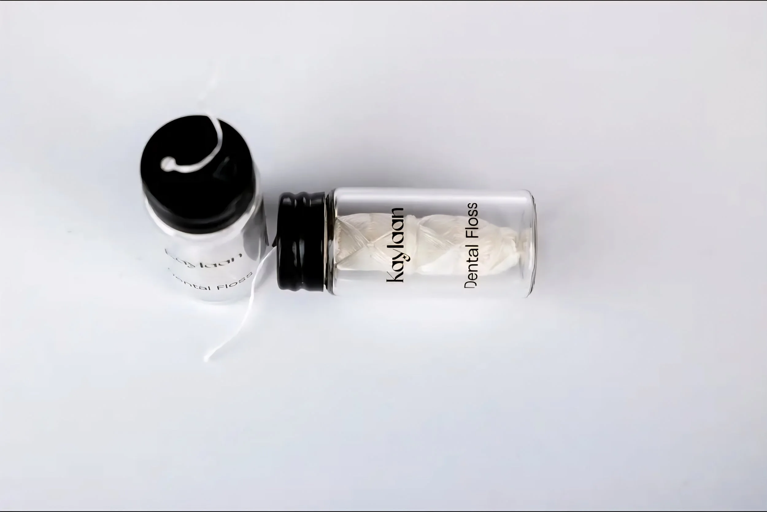 Kaylaan Dental Floss with Glass Bottle