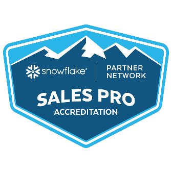 Snowflake Partner Network Sales Pro accreditation badge