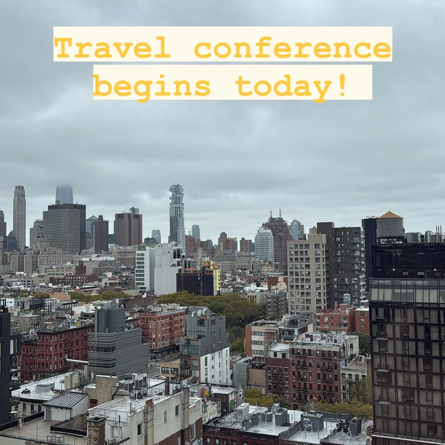 My @foratravel Live Forum Conference begins today. It&rsquo;s going to be an intense and amazing week and I&rsquo;ll be gathering info and inspo for all of my travel clients. Stay tuned! 🙋🏻&zwj;♀️✅
#traveladvisor #travel #traveler #nyc #work #fun #