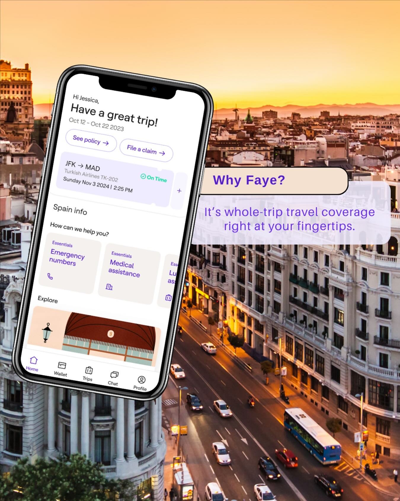 Worry-free trips mean happy clients.  That&rsquo;s why I ALWAYS recommend Faye Trip Protection to all of my clients. Peace of mind is priceless. #nosurprises