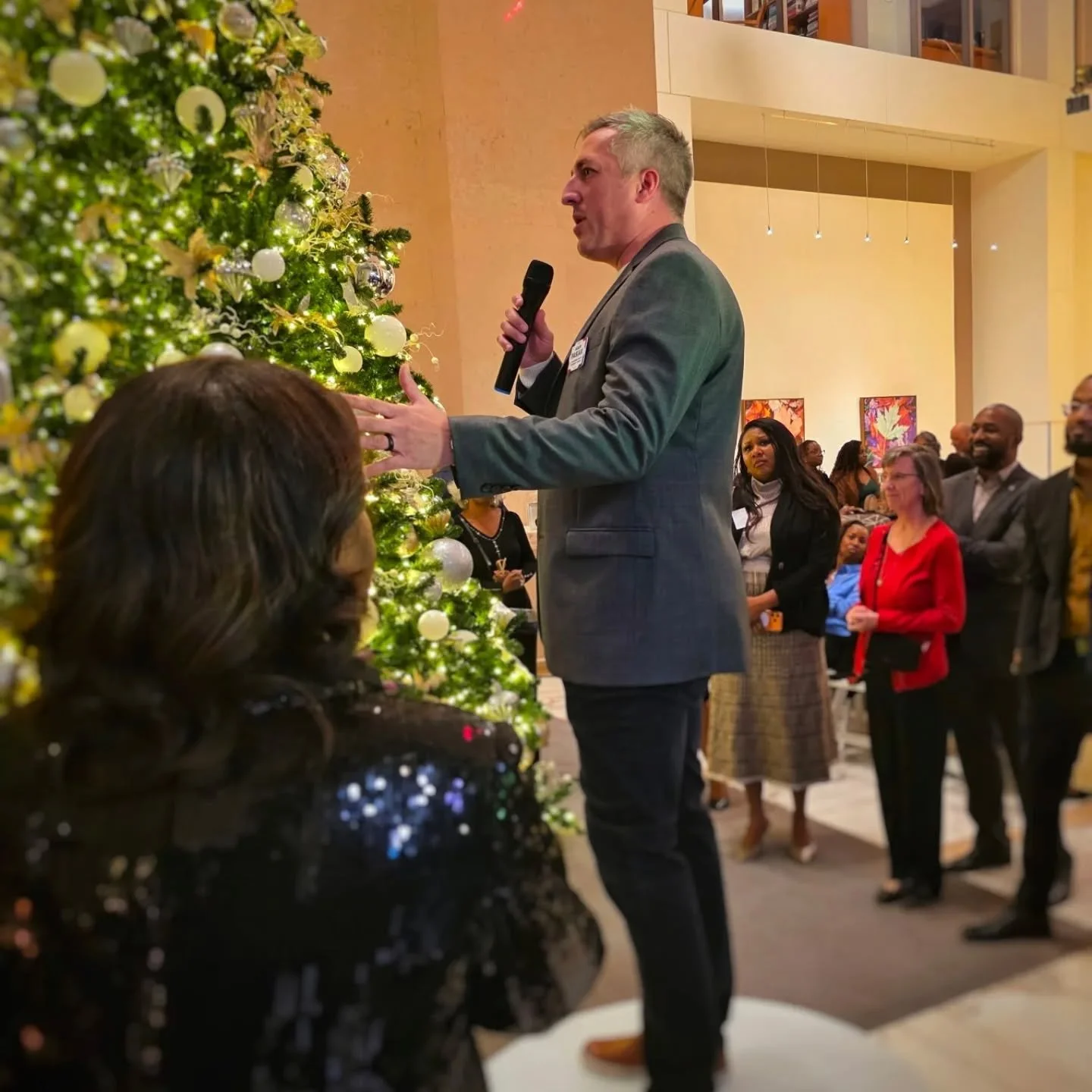 Great event with the @blackpoliticalcaucus of Mecklenburg last. Proud to stand in front of an amazing group of people and leaders in our community to spread my message of unity and that together, we can build a stronger Mecklenburg County!