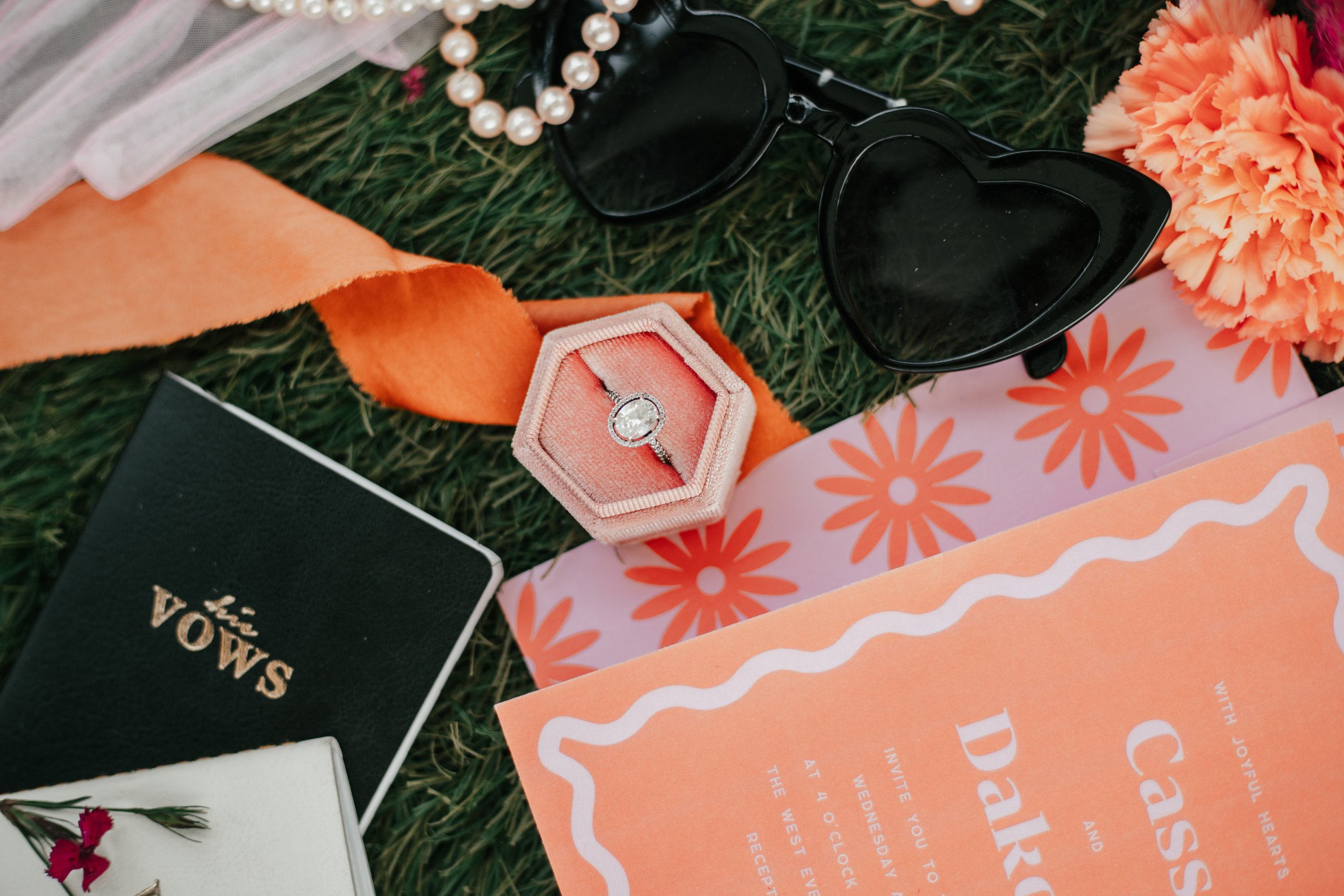 Love in Full Color Flat Lay
